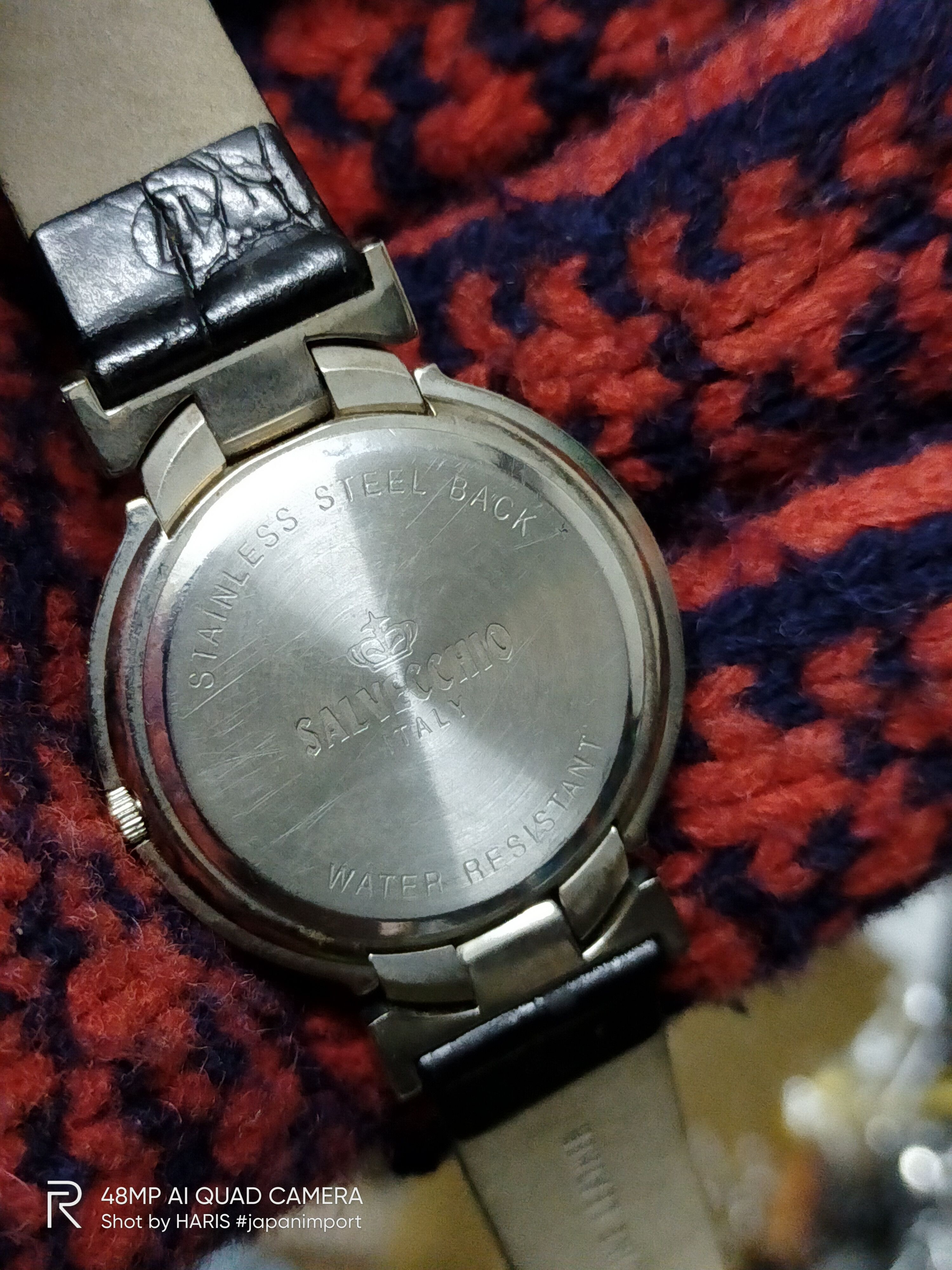 Vintage RETRO SALVECCHIO ITALY WATCH (LUXURY FASHION WATCH) Size ONE SIZE - 7 Thumbnail