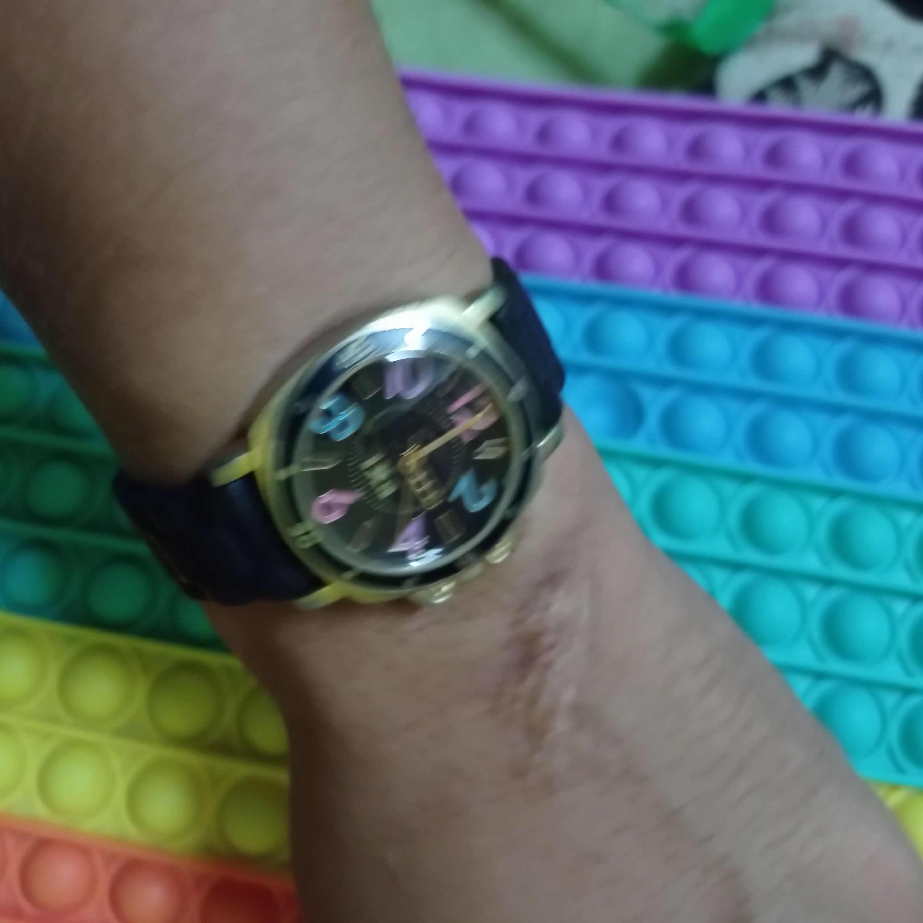 Japanese Brand × Vintage Retro Big Mark Colourful iXa J.AXIS (JAPAN WATCH DESIGN) Size ONE SIZE - 2 Thumbnail