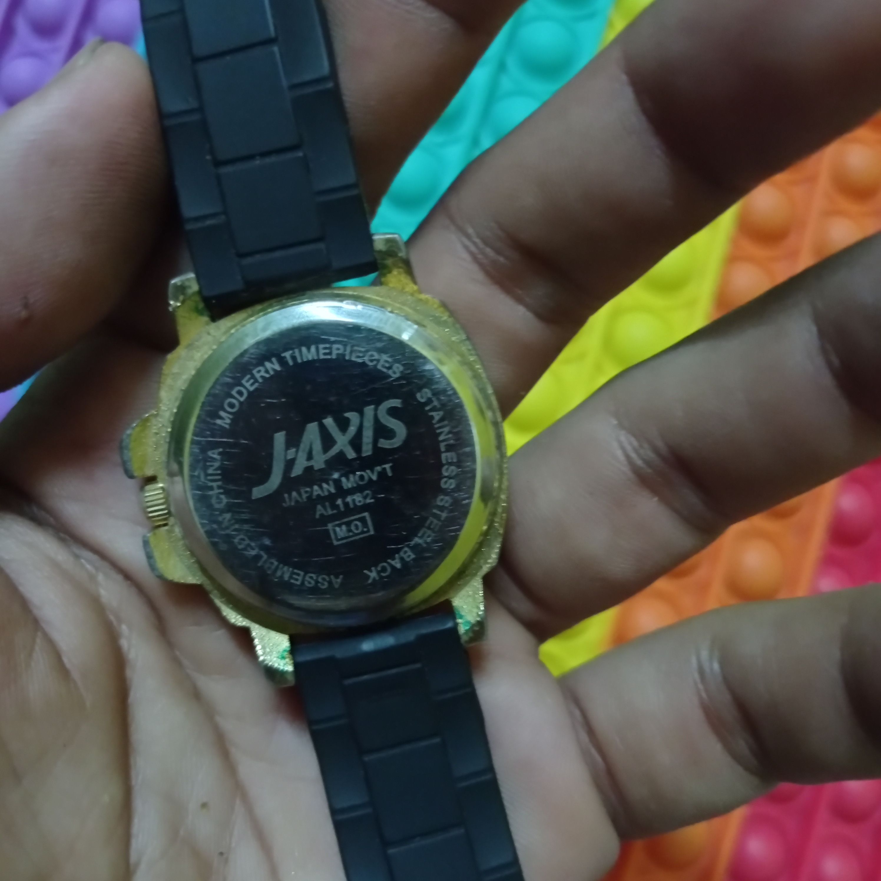 Japanese Brand × Vintage Retro Big Mark Colourful iXa J.AXIS (JAPAN WATCH DESIGN) Size ONE SIZE - 3 Thumbnail