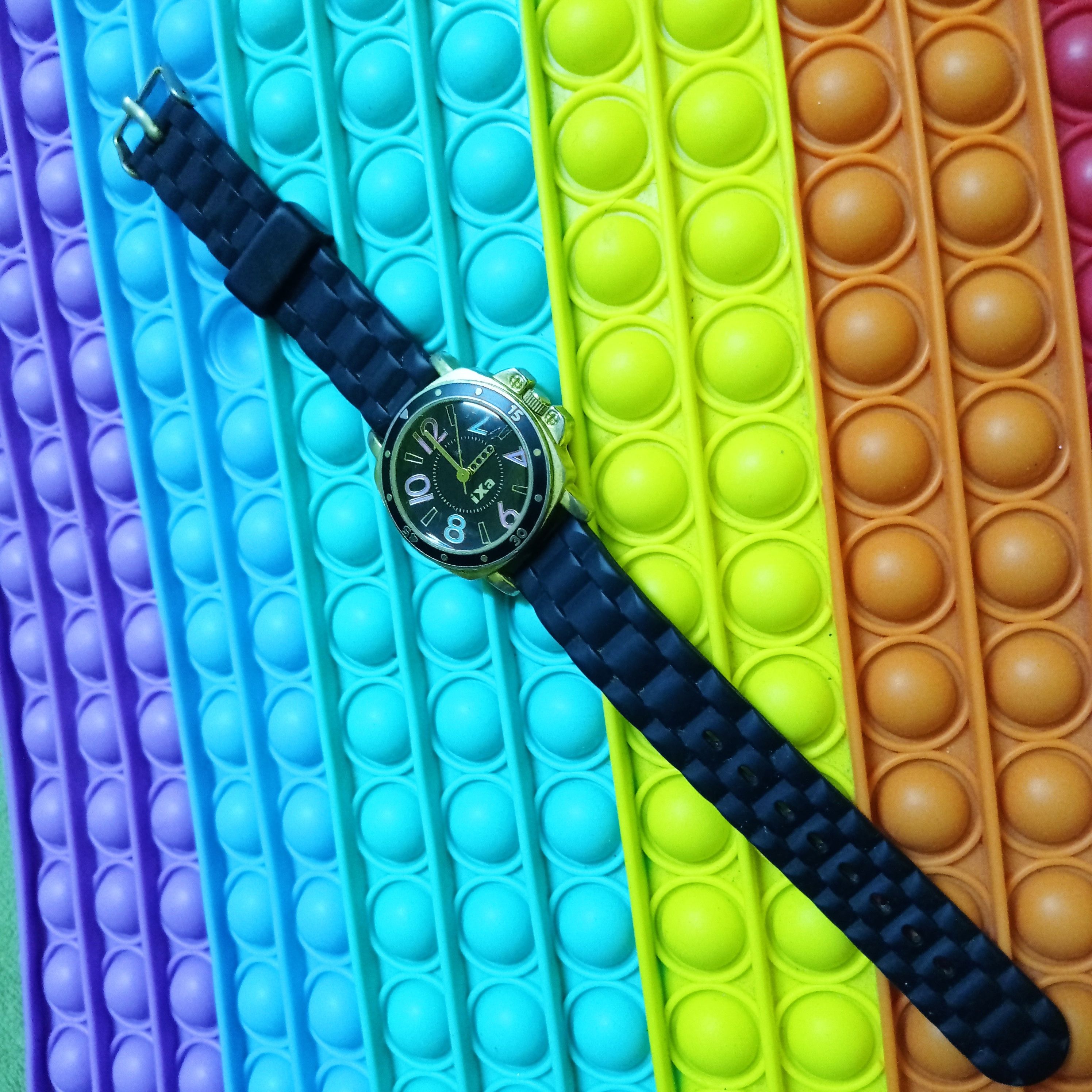Japanese Brand × Vintage Retro Big Mark Colourful iXa J.AXIS (JAPAN WATCH DESIGN) Size ONE SIZE - 9 Thumbnail