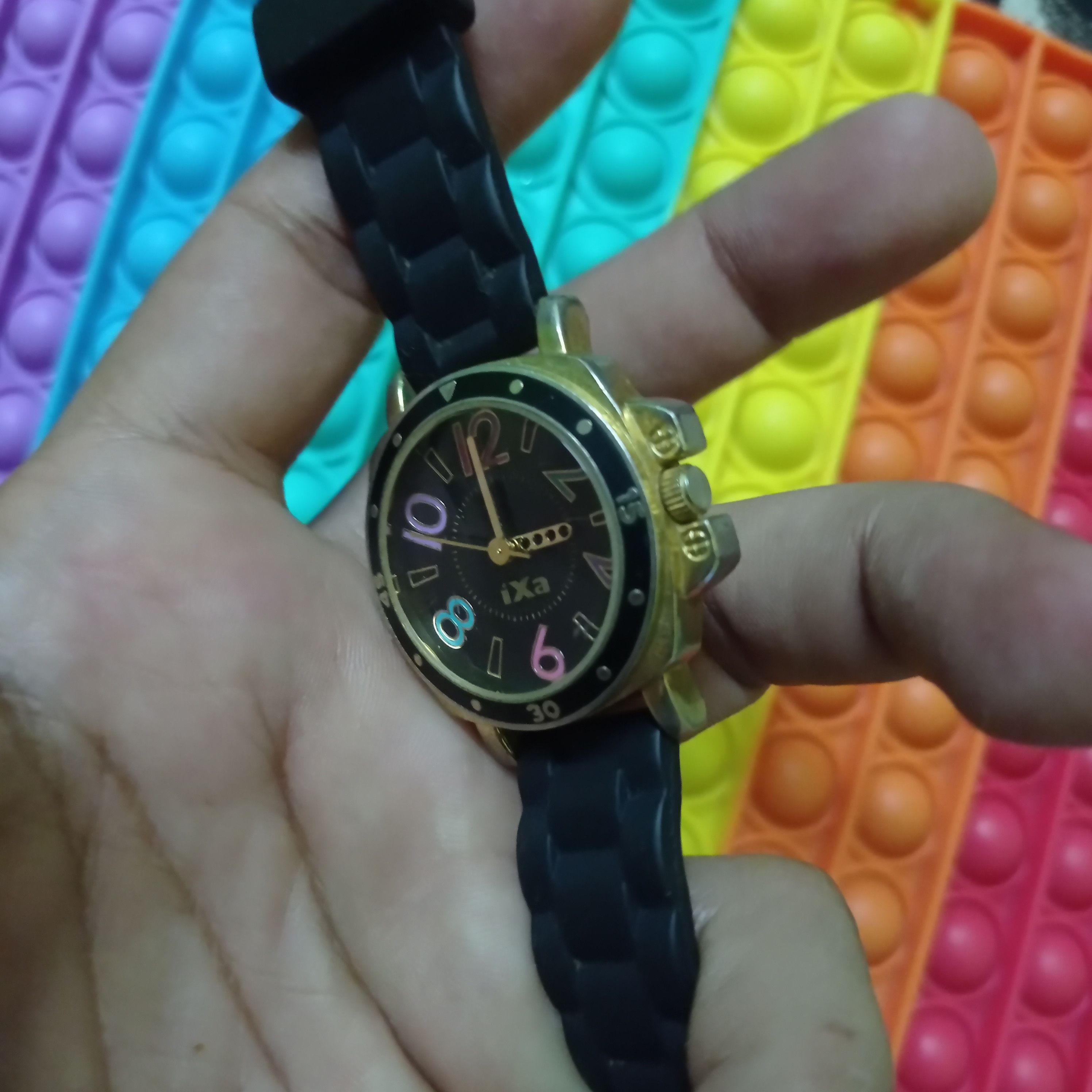 Japanese Brand × Vintage Retro Big Mark Colourful iXa J.AXIS (JAPAN WATCH DESIGN) Size ONE SIZE - 10 Thumbnail