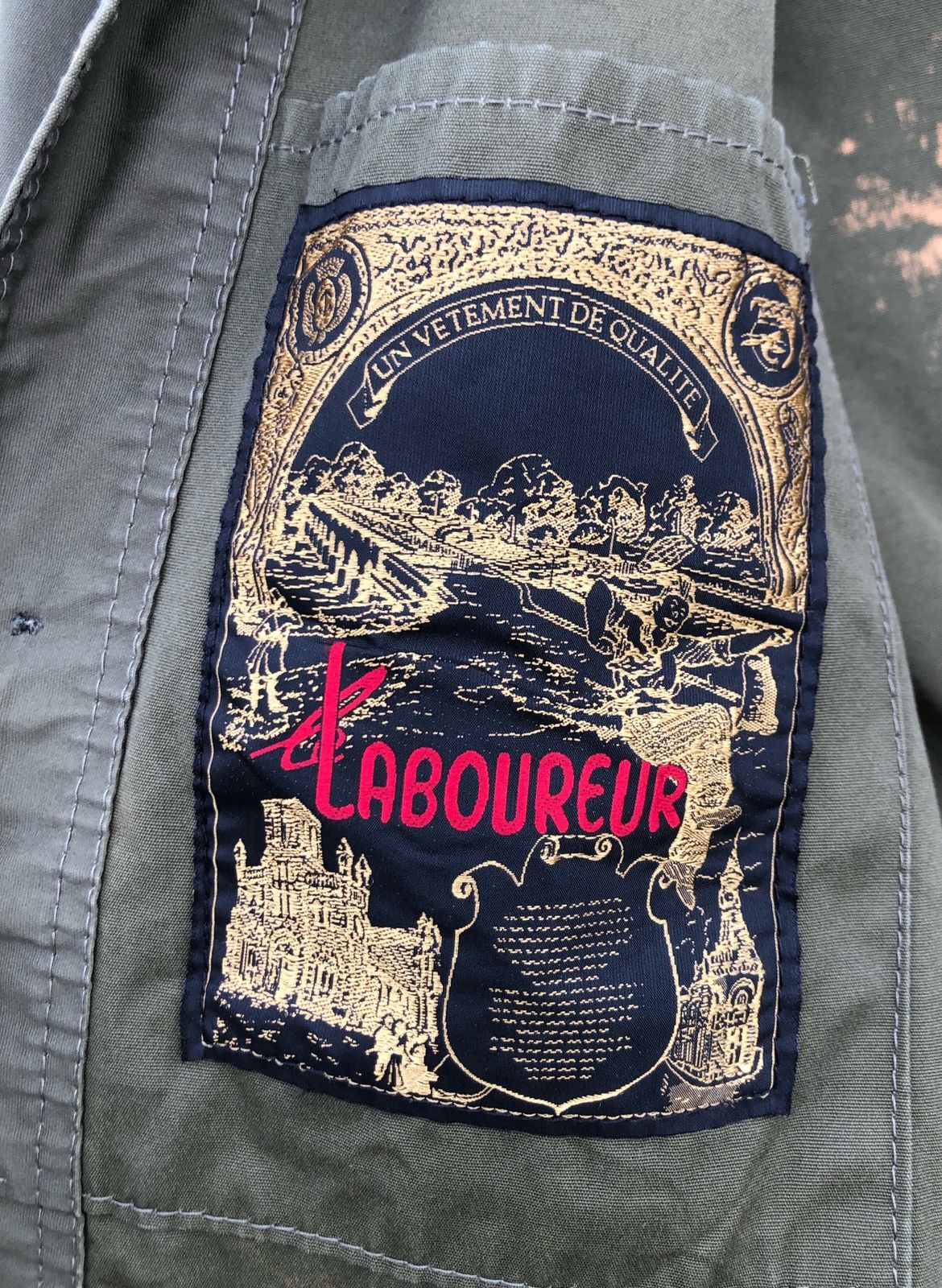 Comme des Garcons Laboureur Comme des garçon Custom Step Boot Bleach Jacket Size US XS / EU 42 / 0 - 12 Thumbnail