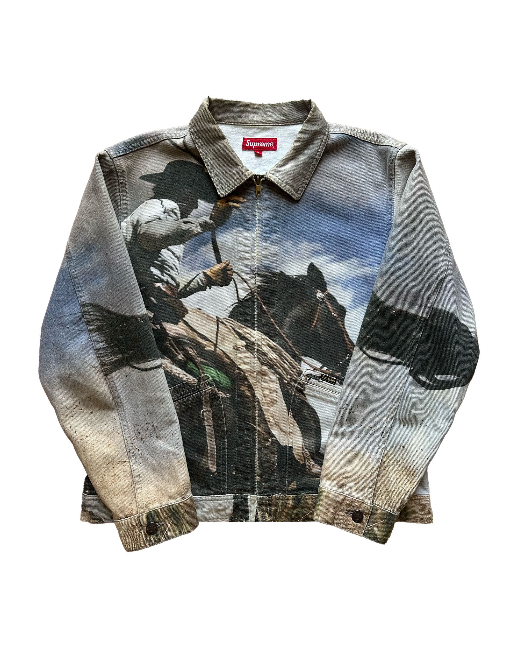 Streetwear × Supreme Supreme Cowboy Denim Work Jacket Jim Krantz M