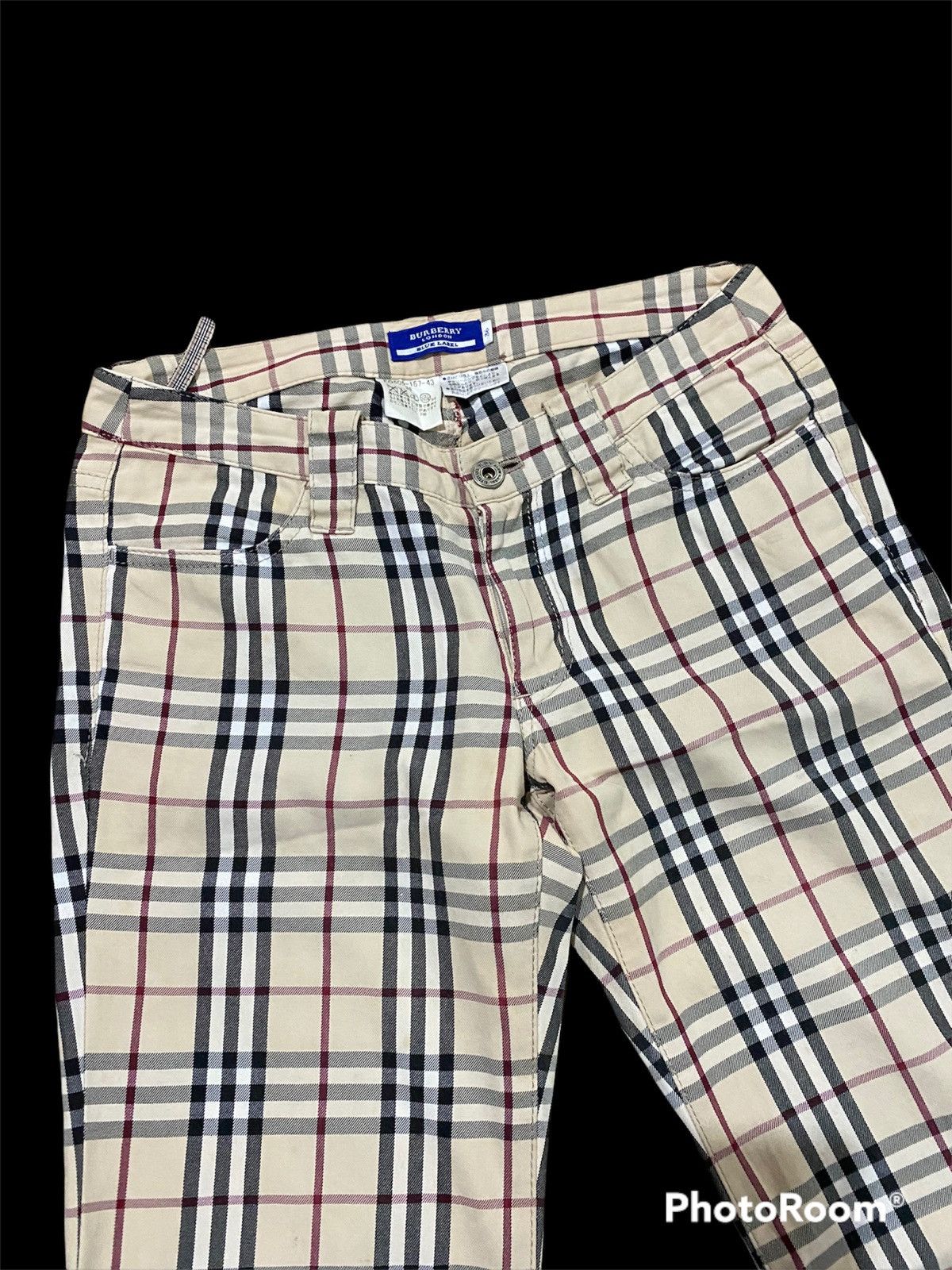 Burberry 💸SEND OFFER💸Burberry London Blue Lebel Nova Checked Size US 26 / EU 42 - 2 Thumbnail