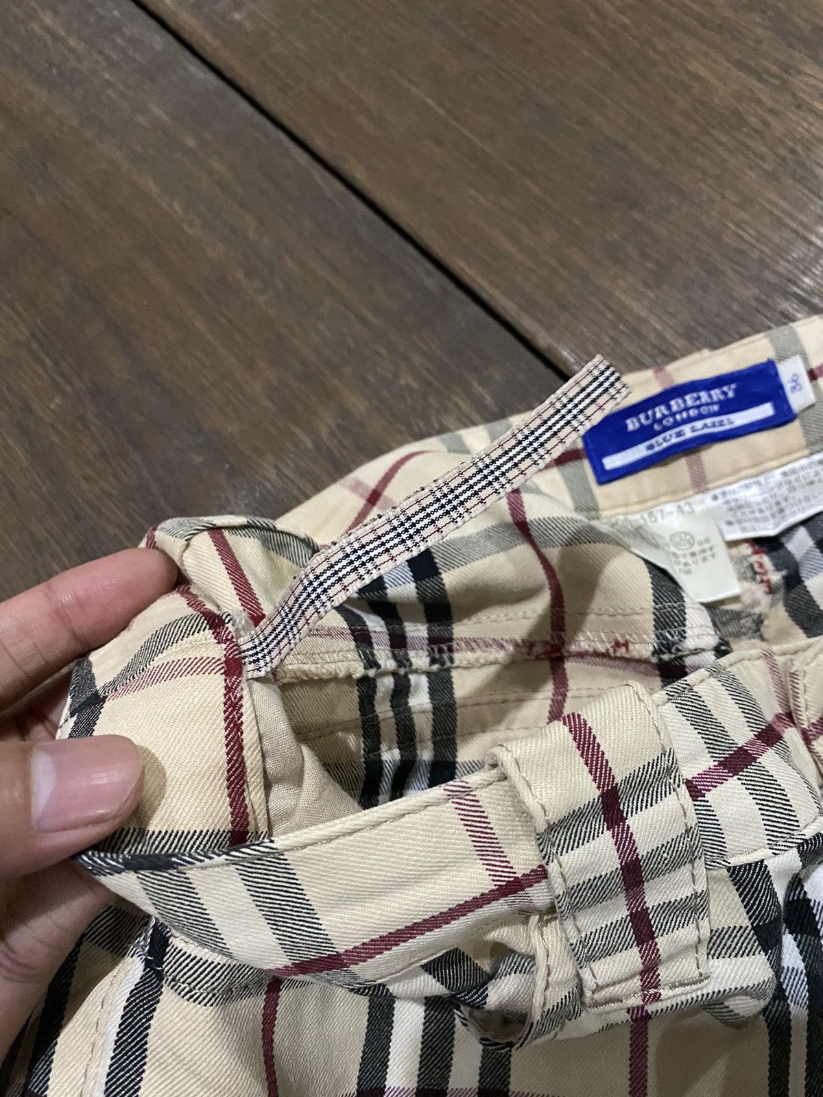 Burberry 💸SEND OFFER💸Burberry London Blue Lebel Nova Checked Size US 26 / EU 42 - 7 Thumbnail
