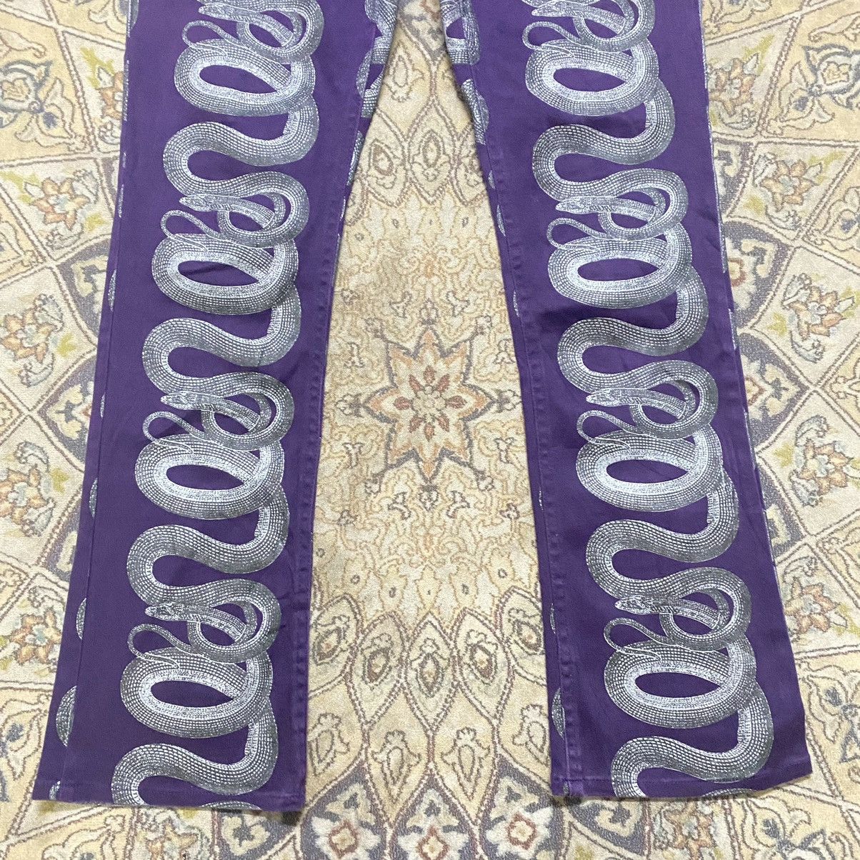 Hysteric Glamour Vintage 90s Hysteric Glamour Snake Flare Pants Size 29" - 7 Thumbnail