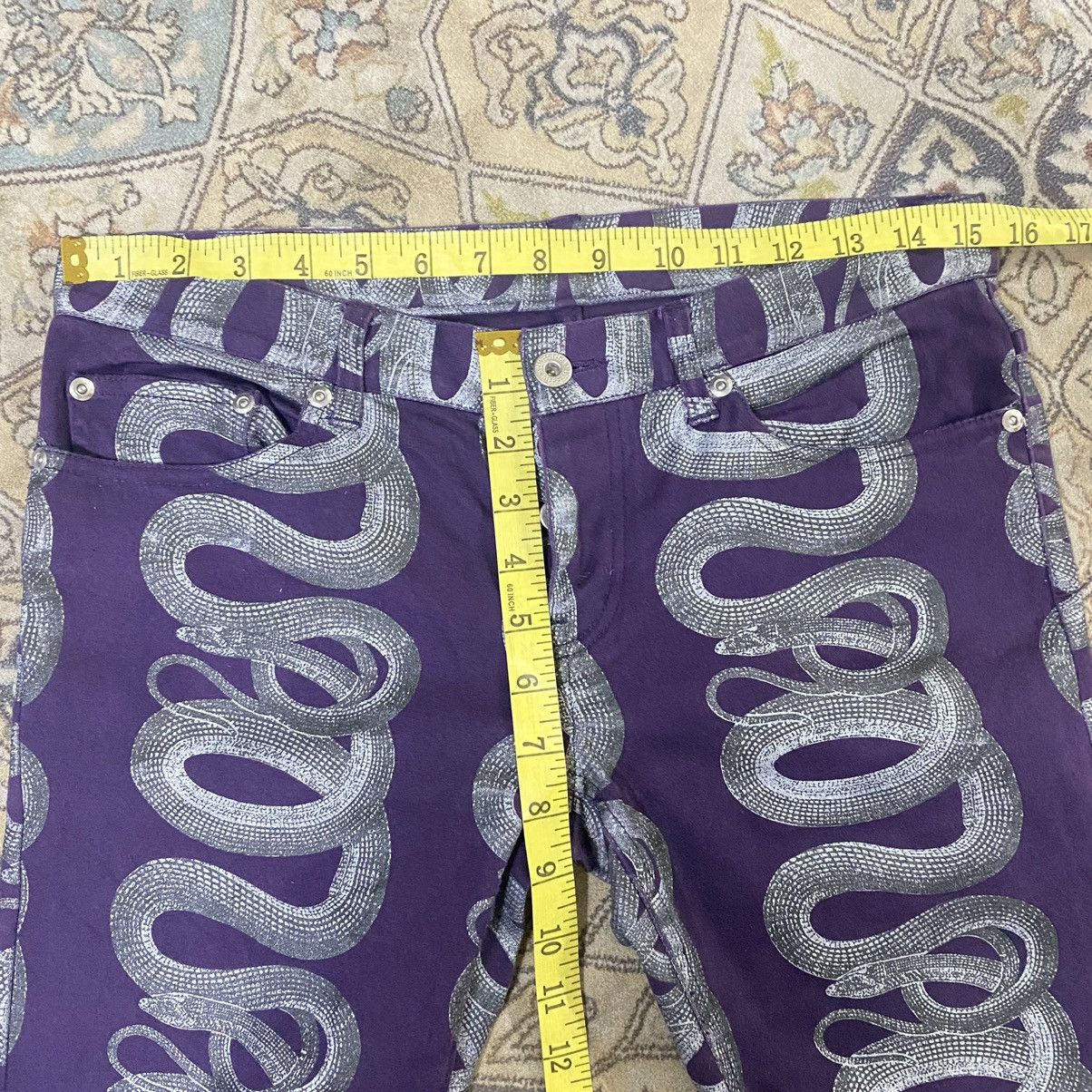 Hysteric Glamour Vintage 90s Hysteric Glamour Snake Flare Pants Size 29" - 21 Thumbnail