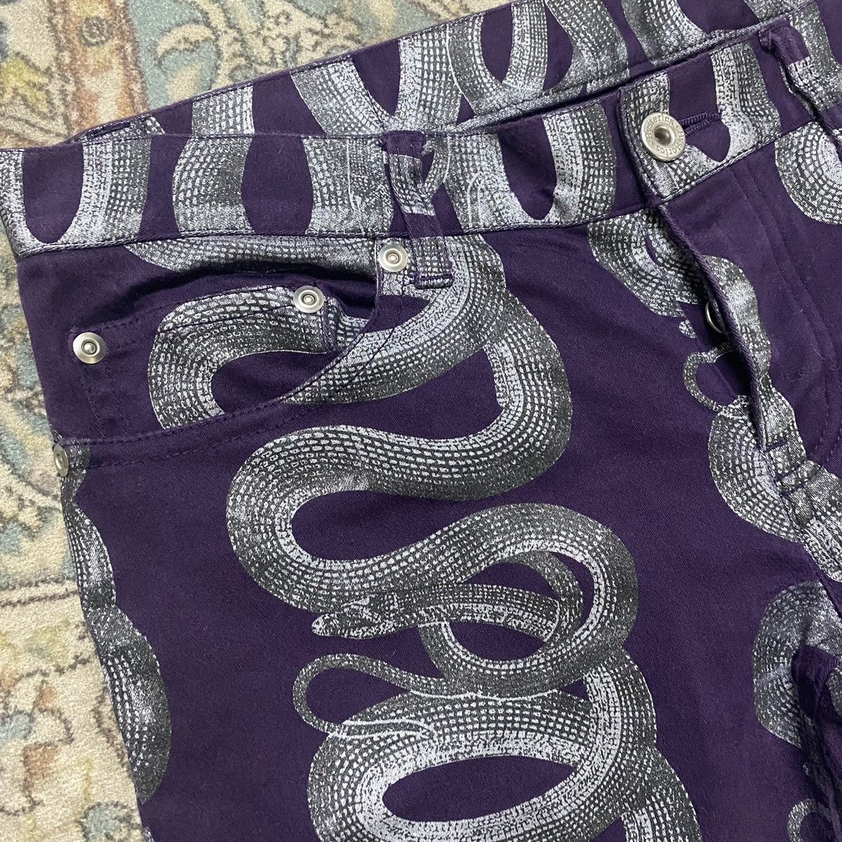 Hysteric Glamour Vintage 90s Hysteric Glamour Snake Flare Pants Size 29" - 9 Thumbnail