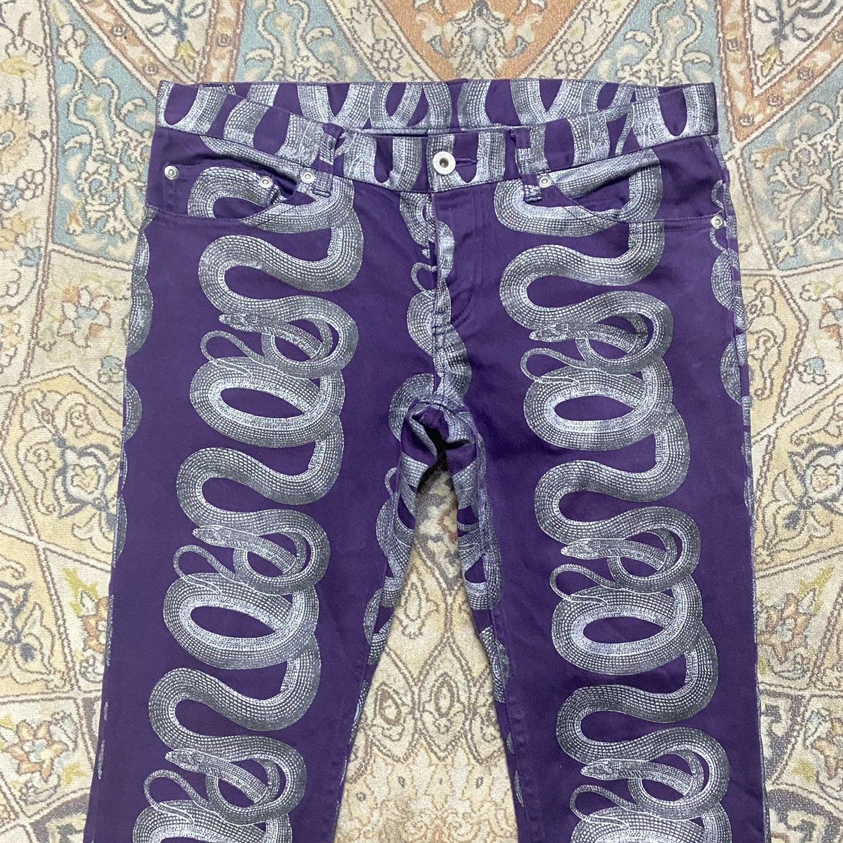 Vintage 90s Hysteric Glamour Snake Flare Pants