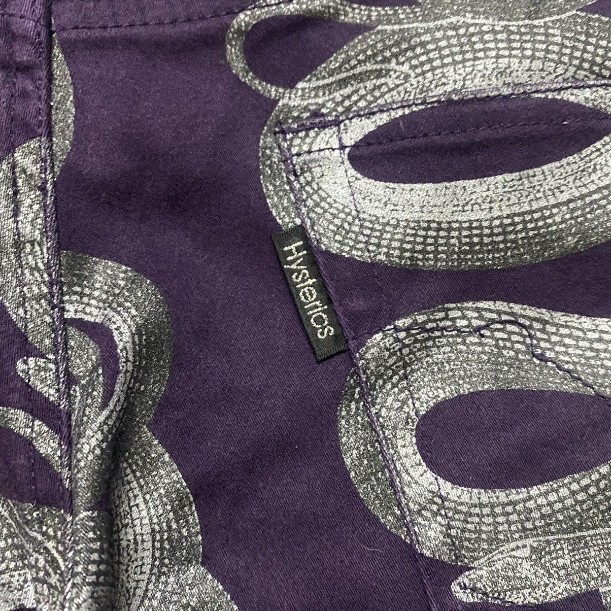 Hysteric Glamour Vintage 90s Hysteric Glamour Snake Flare Pants Size 29" - 16 Thumbnail