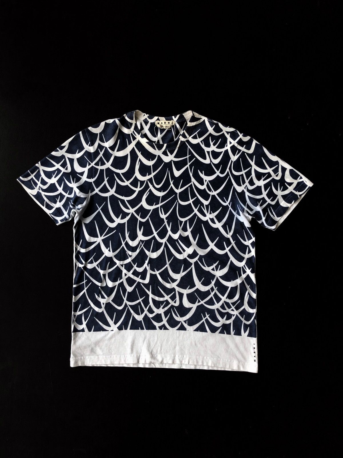Marni FW20 Tapestry Jacquard Print Shark Tooth Shirt Size US M / EU 48-50 / 2 - 3 Thumbnail