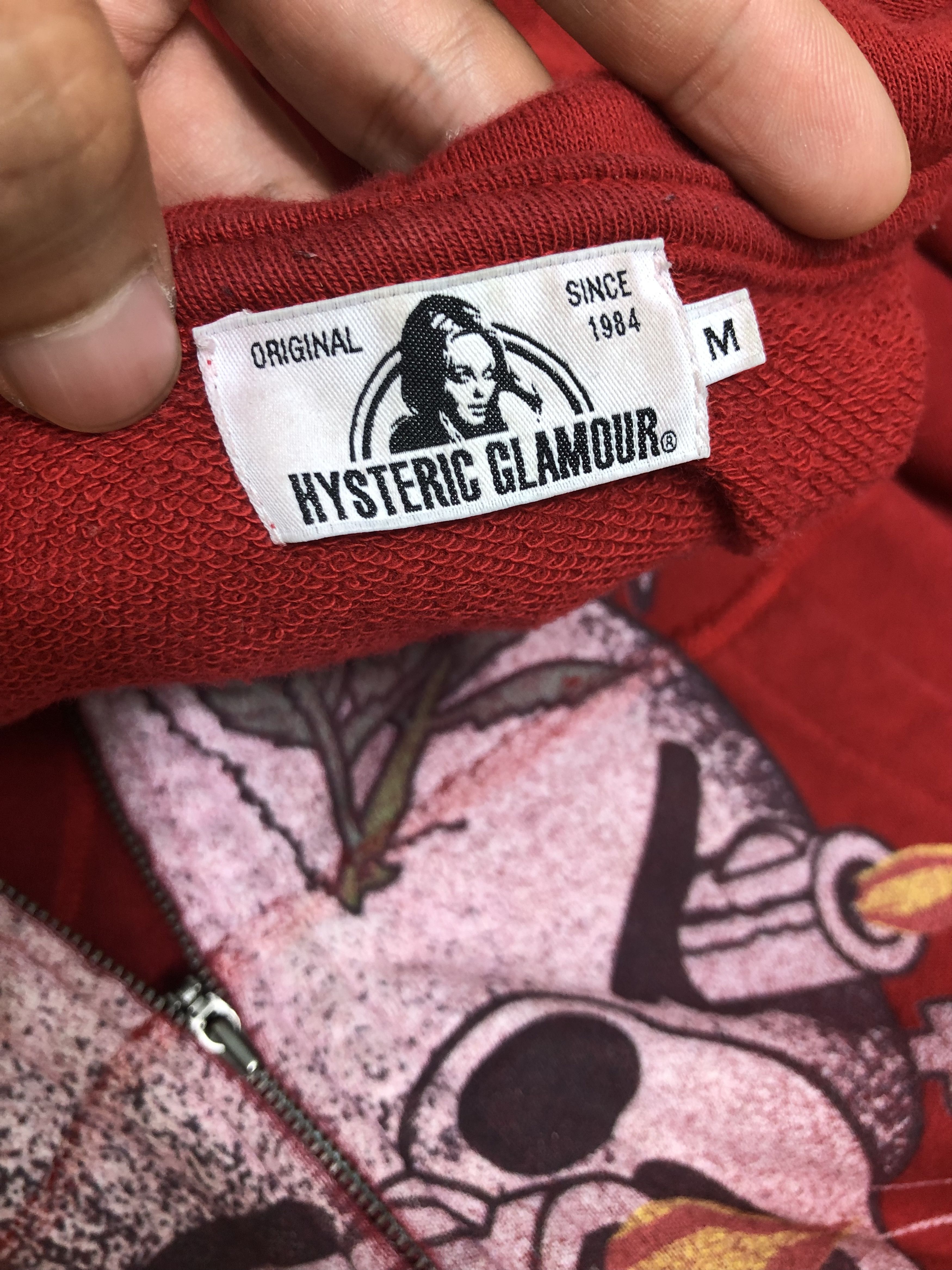 Hysteric Glamour RARE ITEM🔥HYSTERIC BEAR ZIPPER HOODIE Size US M / EU 48-50 / 2 - 10 Thumbnail