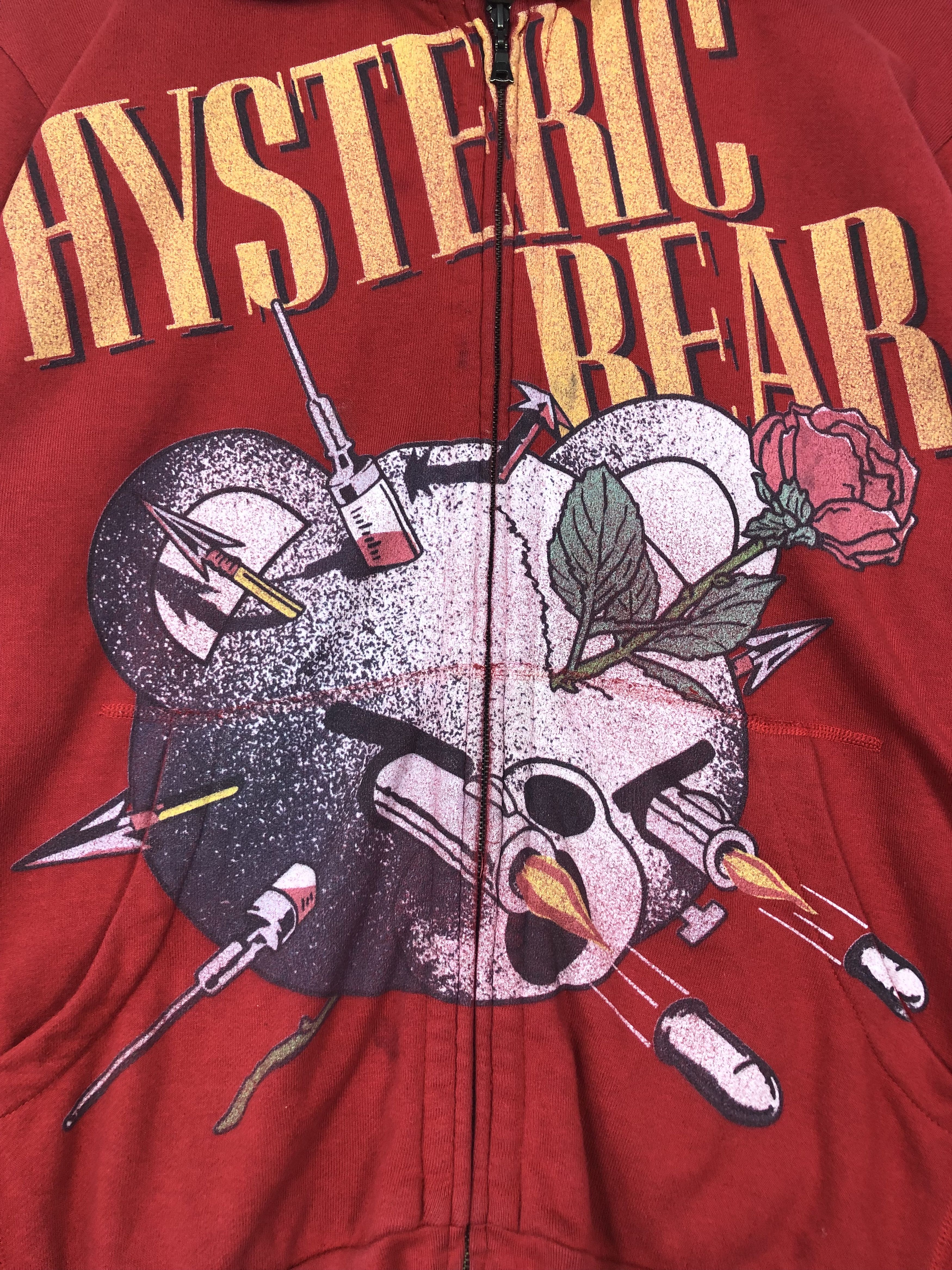 Hysteric Glamour RARE ITEM🔥HYSTERIC BEAR ZIPPER HOODIE Size US M / EU 48-50 / 2 - 7 Thumbnail