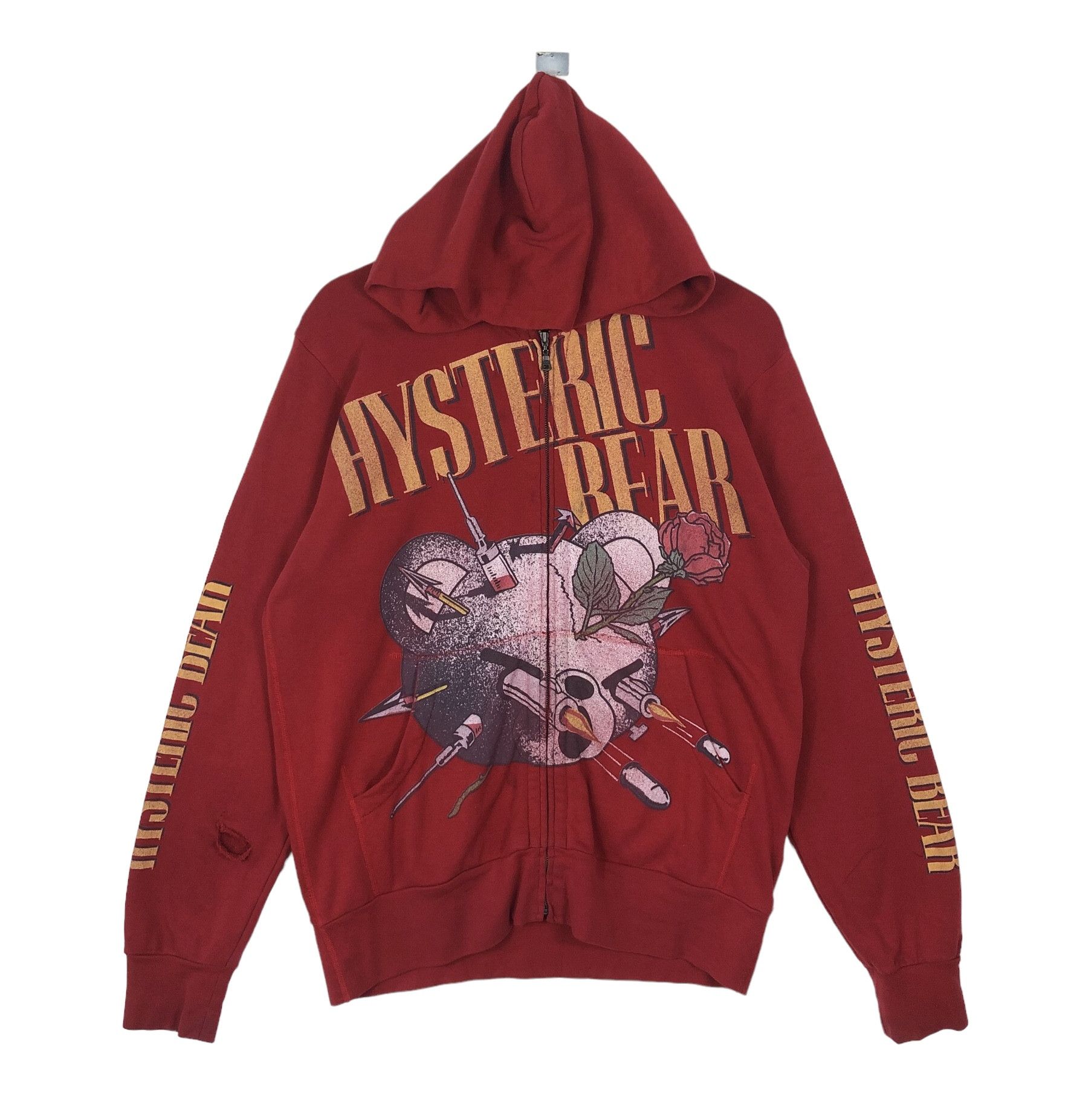 Hysteric Glamour RARE ITEM🔥HYSTERIC BEAR ZIPPER HOODIE Size US M / EU 48-50 / 2 - 1 Thumbnail