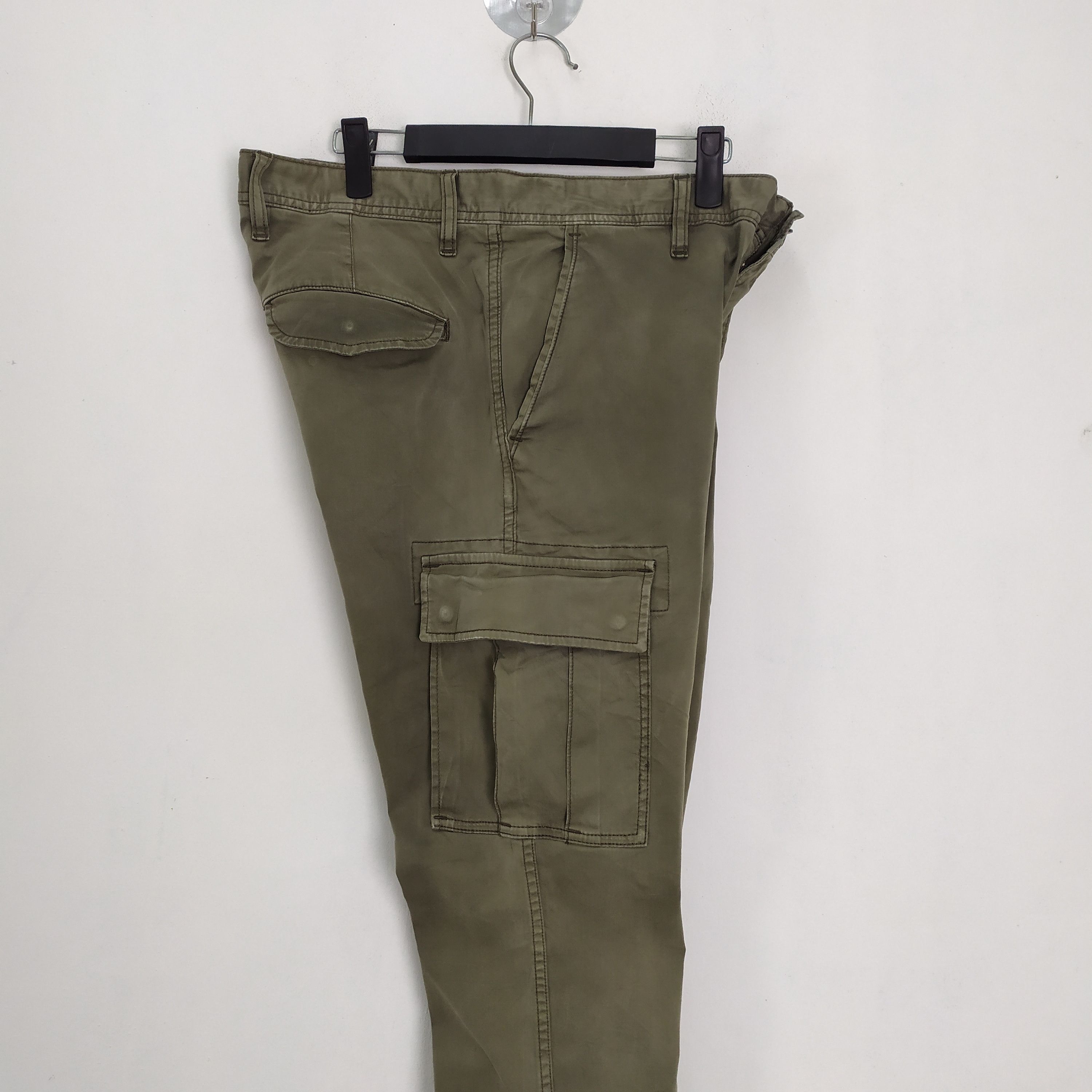 Japanese Brand VINTAGE GREEN FADED STREETWEAR CARGO PANTS Size US 34 / EU 50 - 10 Thumbnail