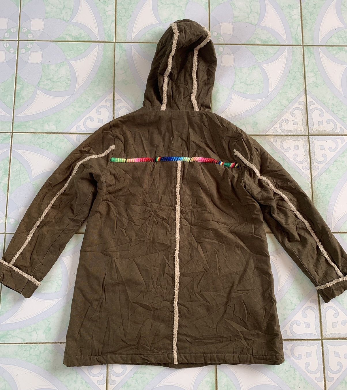 Vintage VTG Titicaca Japan Ethnic Sherpa Lined Parka Jacket Brown M Size US M / EU 48-50 / 2 - 2 Thumbnail