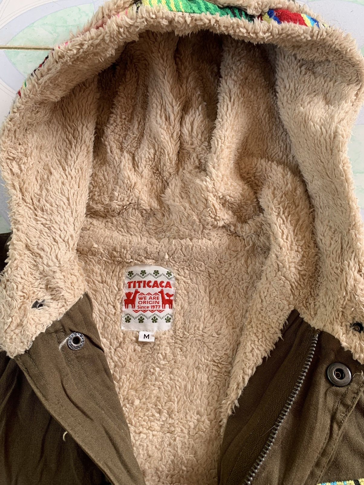 Vintage VTG Titicaca Japan Ethnic Sherpa Lined Parka Jacket Brown M Size US M / EU 48-50 / 2 - 6 Thumbnail