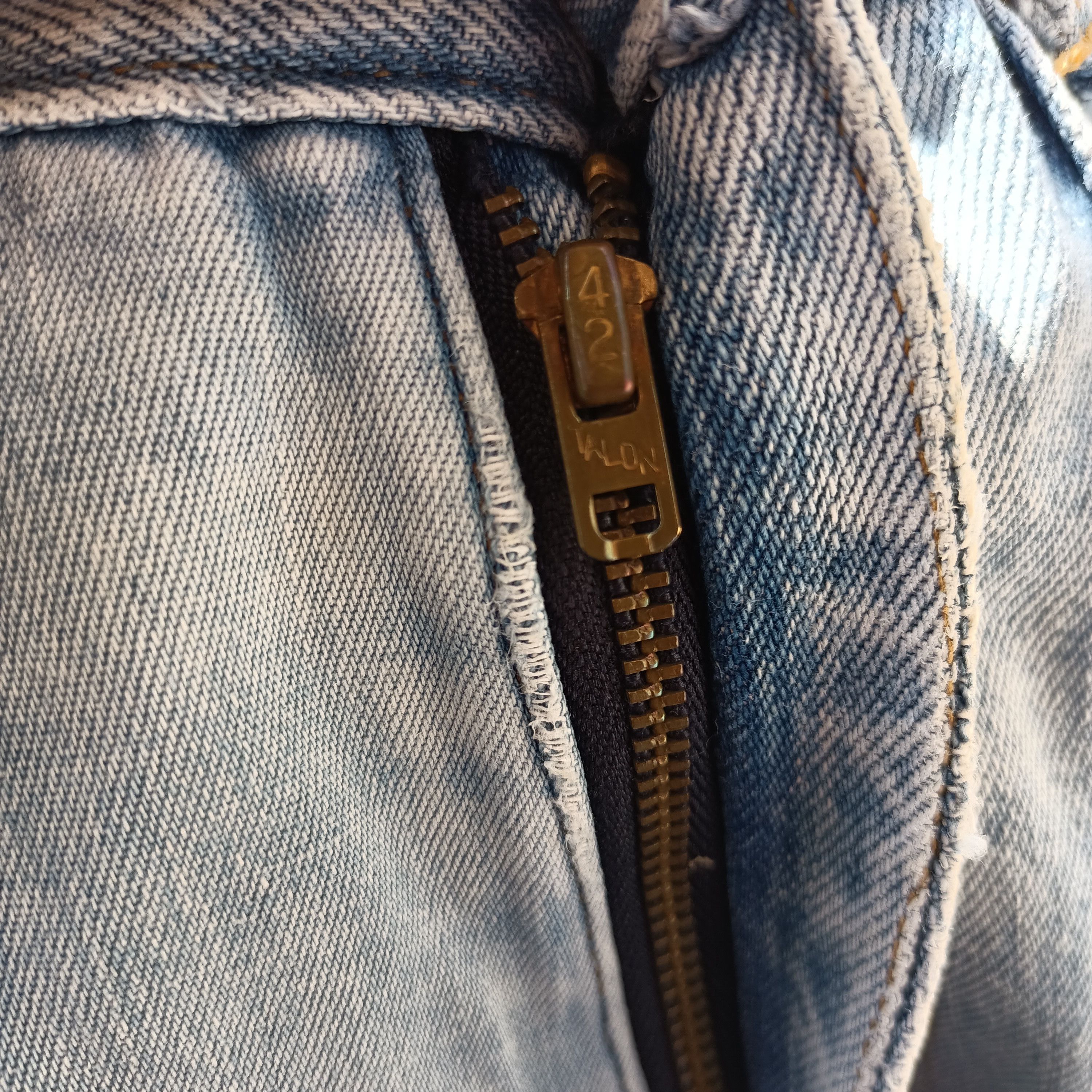 Blue Blue Japan Vintage iron HR. Market patchwork wide leg jeans Size US 30 / EU 46 - 18 Thumbnail
