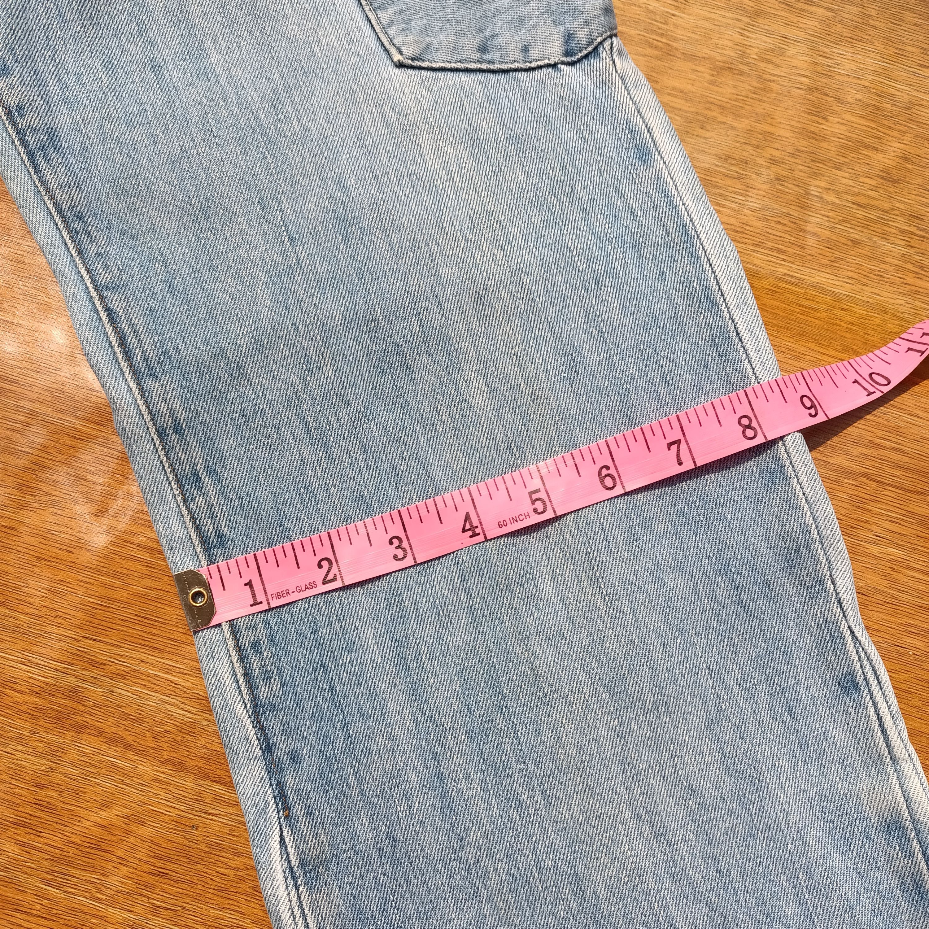 Blue Blue Japan Vintage iron HR. Market patchwork wide leg jeans Size US 30 / EU 46 - 14 Thumbnail