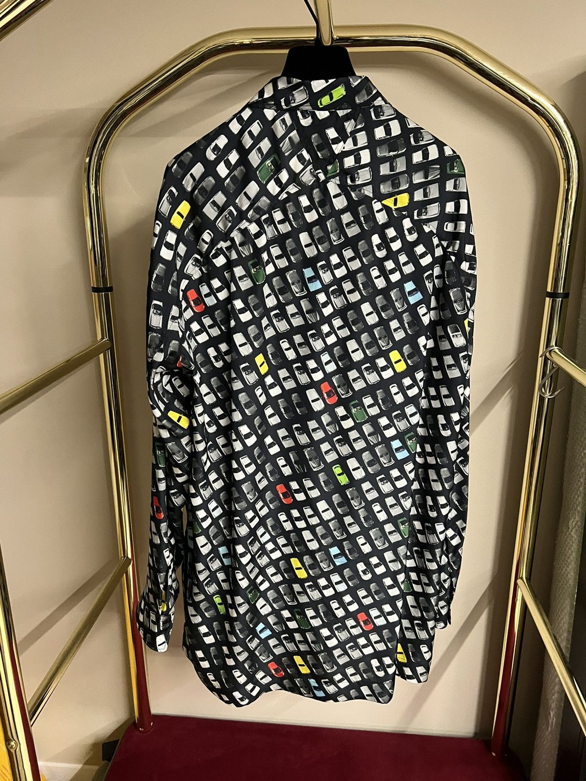 Bottega Veneta Bottega Veneta car print shirt Size US M / EU 48-50 / 2 - 7 Thumbnail