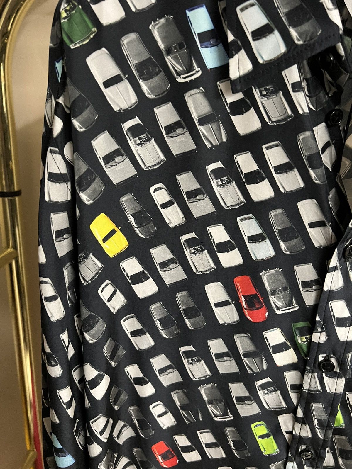 Bottega Veneta Bottega Veneta car print shirt Size US M / EU 48-50 / 2 - 2 Thumbnail