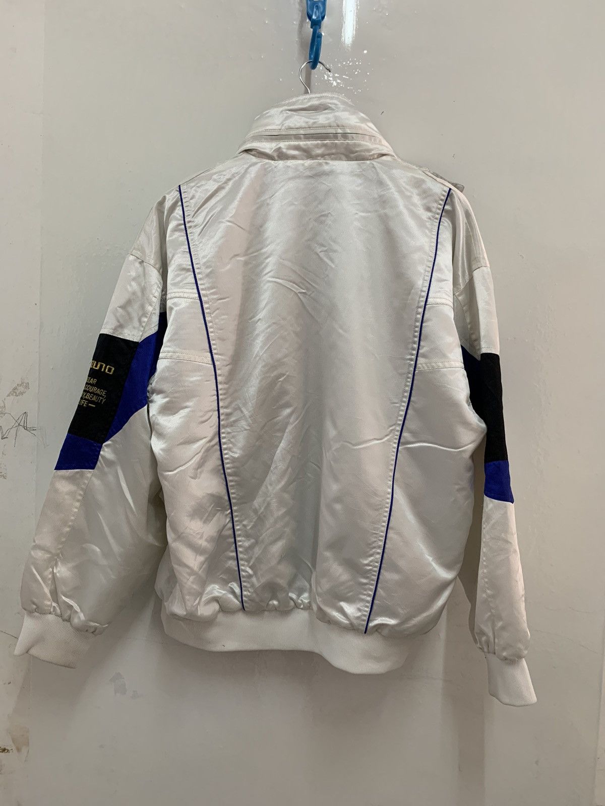 Mizuno Vintage Mizuno Tennis Collection Windbreaker Jacket Size US XL / EU 56 / 4 - 4 Thumbnail