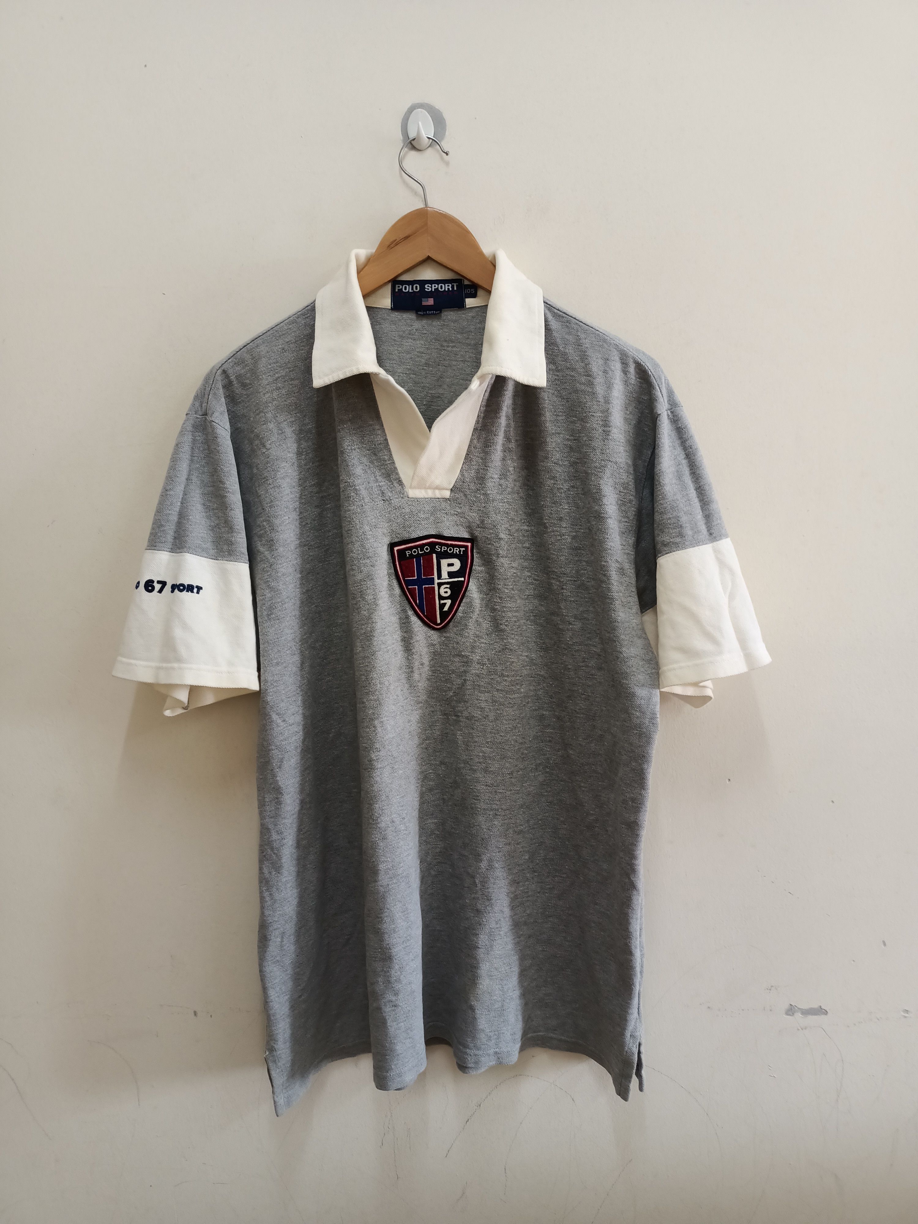 Polo Ralph Lauren Vintage Polo Sport 67 by Polo Ralph Lauren Size US L / EU 52-54 / 3 - 1 Thumbnail