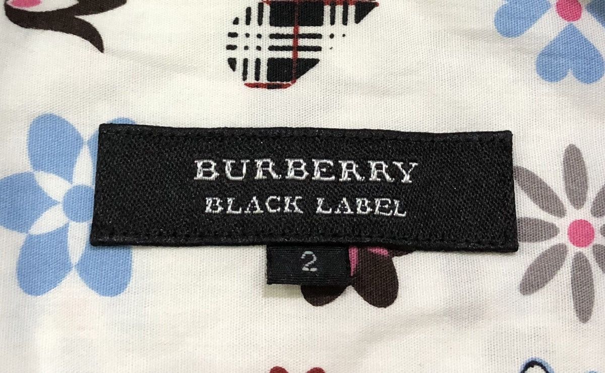 Burberry Burberry BlackLabel Spell Out Over Print Shirt Size US S / EU 44-46 / 1 - 12 Thumbnail