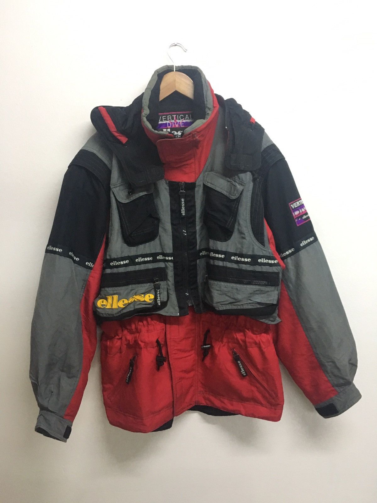 Ellesse Vintage Ellesse Vertical Dive Made In Japan Jacket | Grailed