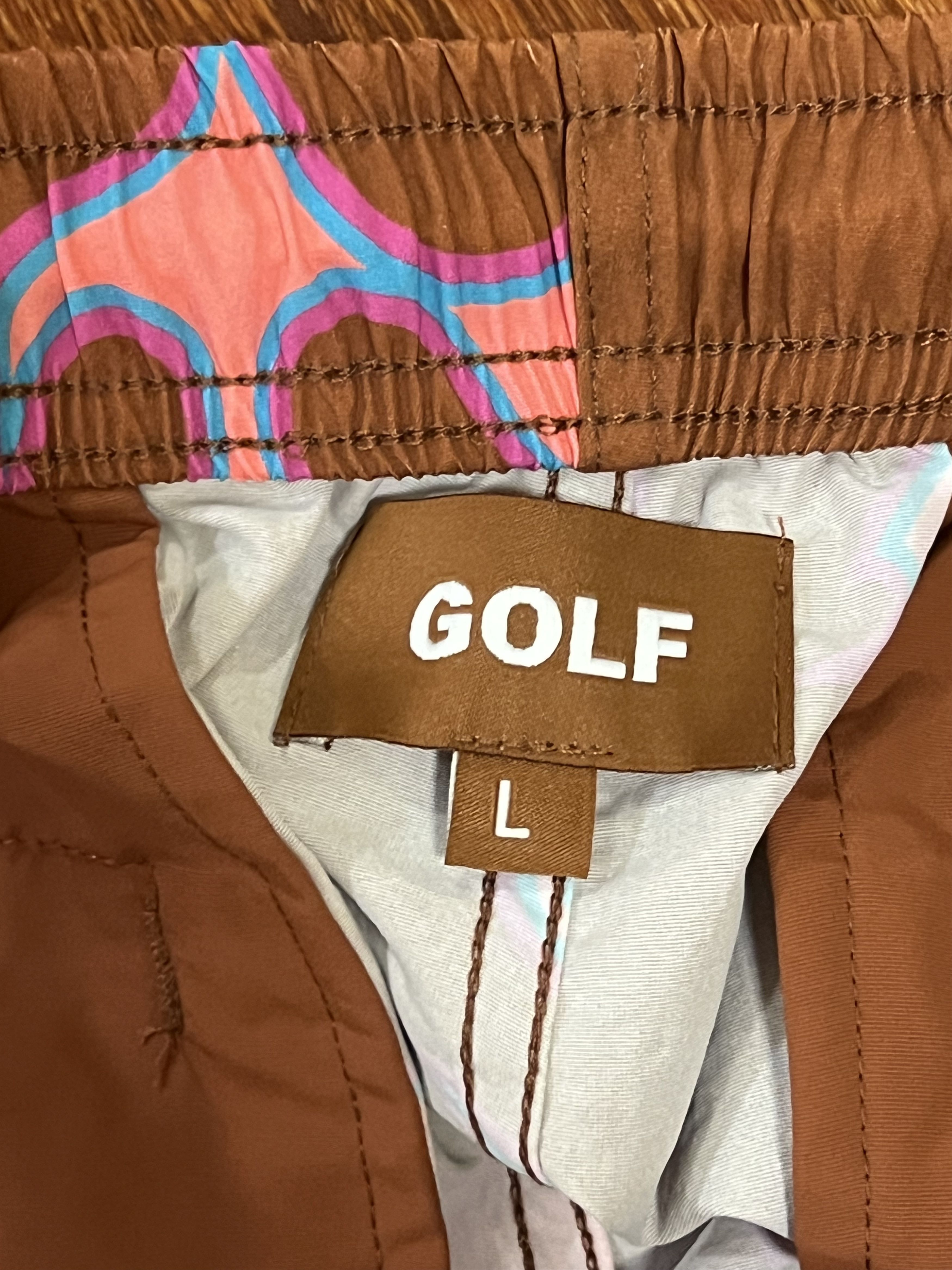 Golf Wang 💚 SS19 Golf Wang Flame Shorts Brown Large NEW Size US 34 / EU 50 - 8 Thumbnail