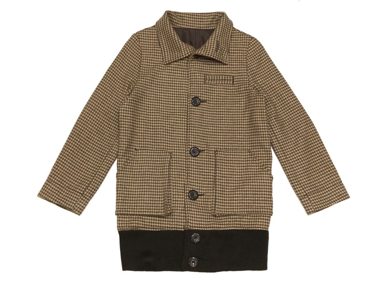 Japanese Brand Wool Houndstooth Jacket Style For Women Size M / US 6-8 / IT 42-44 - 1 Thumbnail