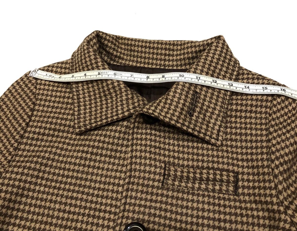 Japanese Brand Wool Houndstooth Jacket Style For Women Size M / US 6-8 / IT 42-44 - 9 Thumbnail