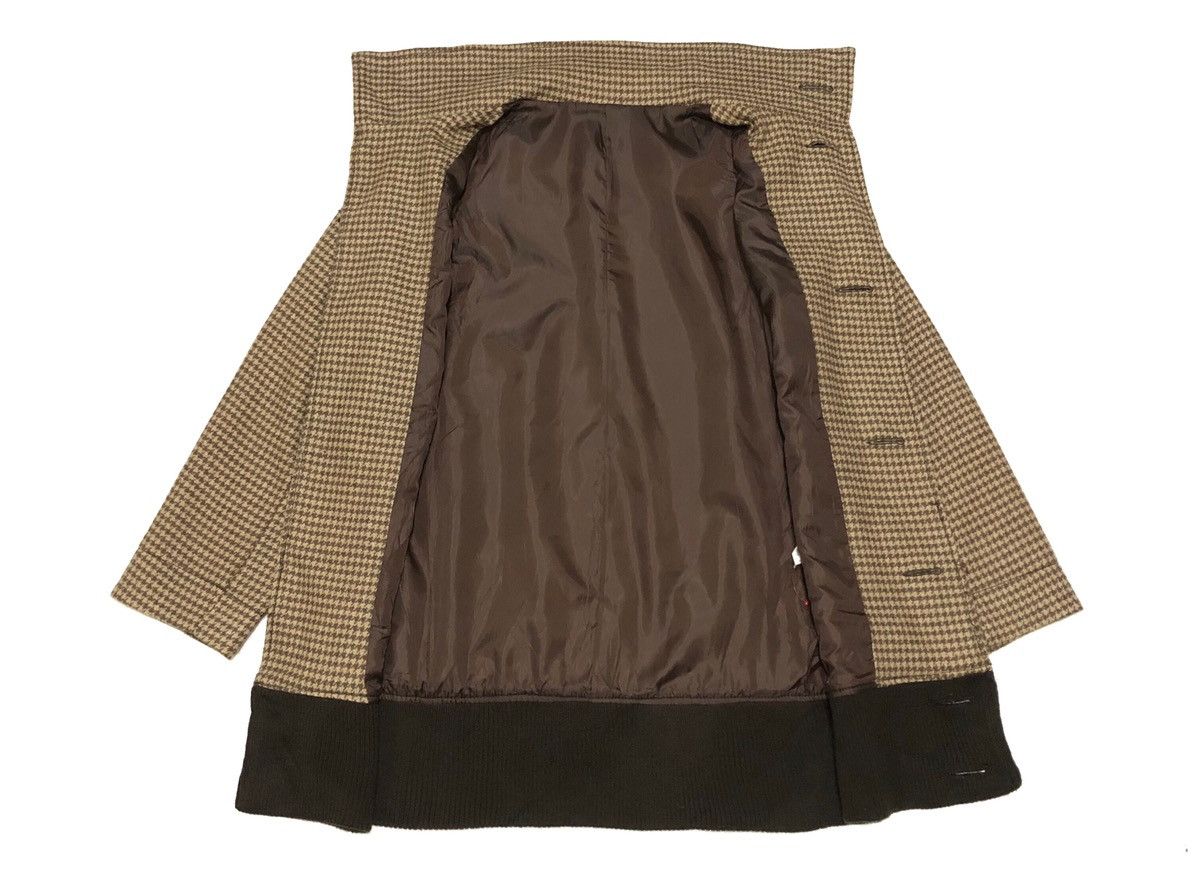 Japanese Brand Wool Houndstooth Jacket Style For Women Size M / US 6-8 / IT 42-44 - 5 Thumbnail