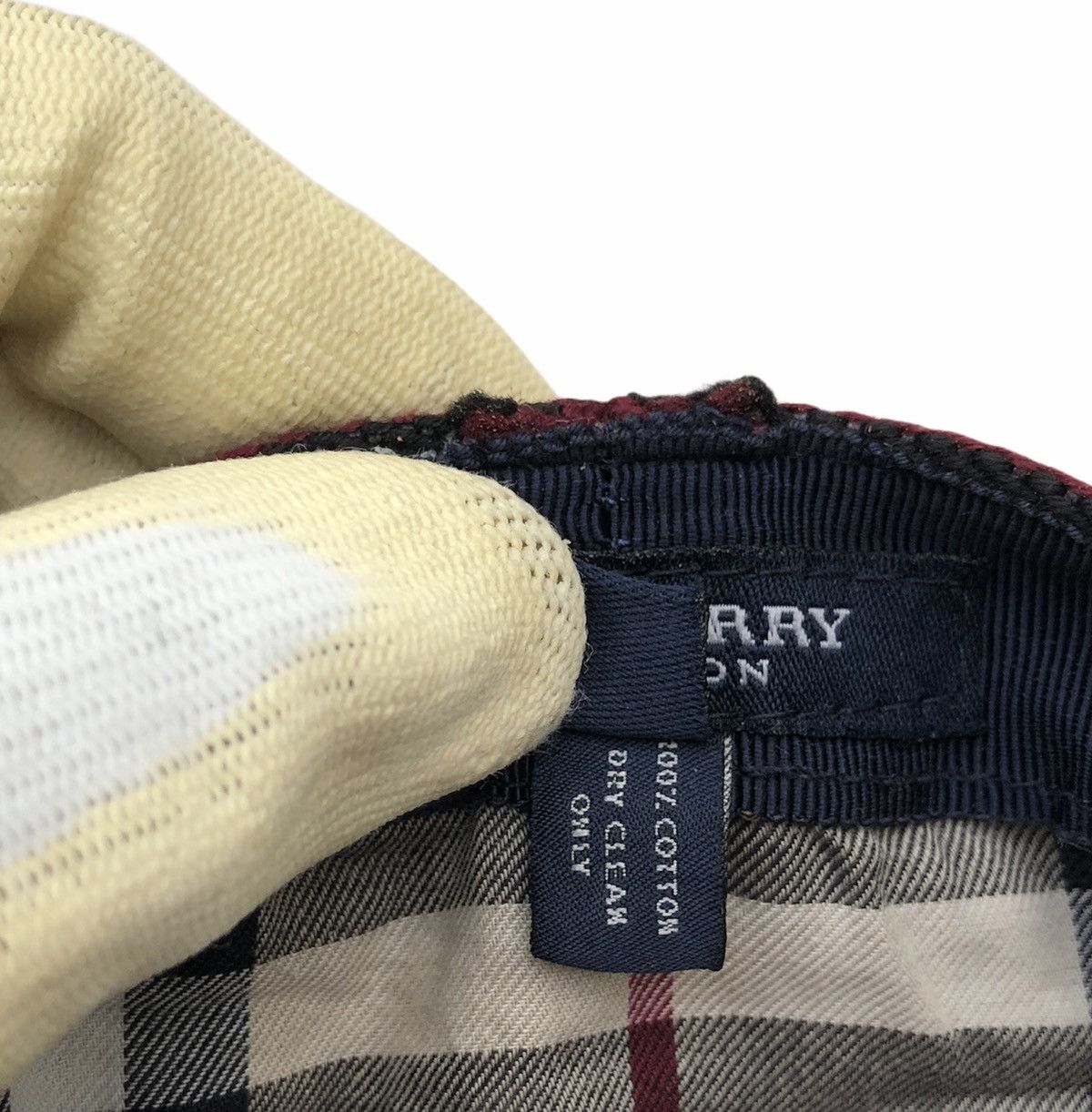 Burberry Vintage Burberry London Denim Full Cap Size ONE SIZE - 15 Thumbnail