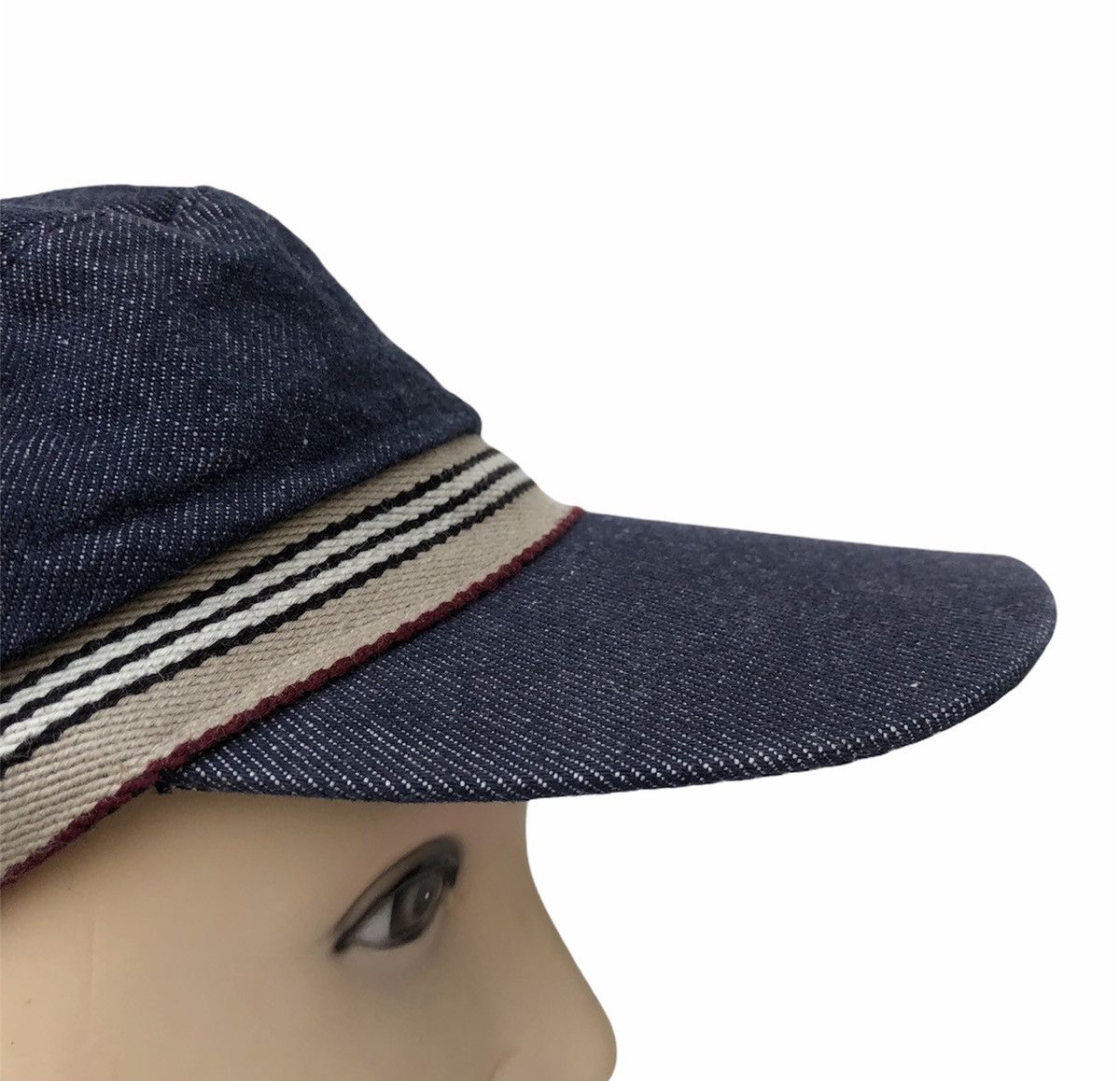 Burberry Vintage Burberry London Denim Full Cap Size ONE SIZE - 4 Thumbnail