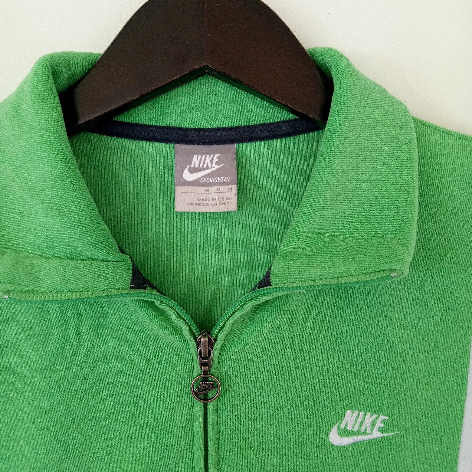 Nike NIKE sweater velvet sports streetwear jacket Size US M / EU 48-50 / 2 - 2 Thumbnail