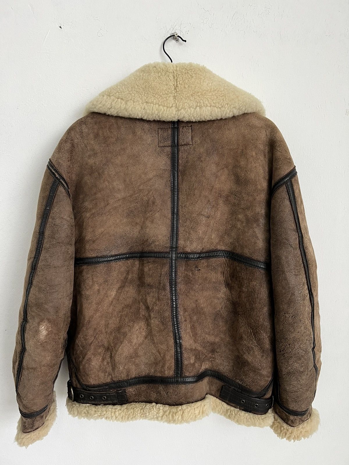 Vintage B 3 Sheep Skin Leather Coat Jacket B2 Size US M / EU 48-50 / 2 - 2 Thumbnail