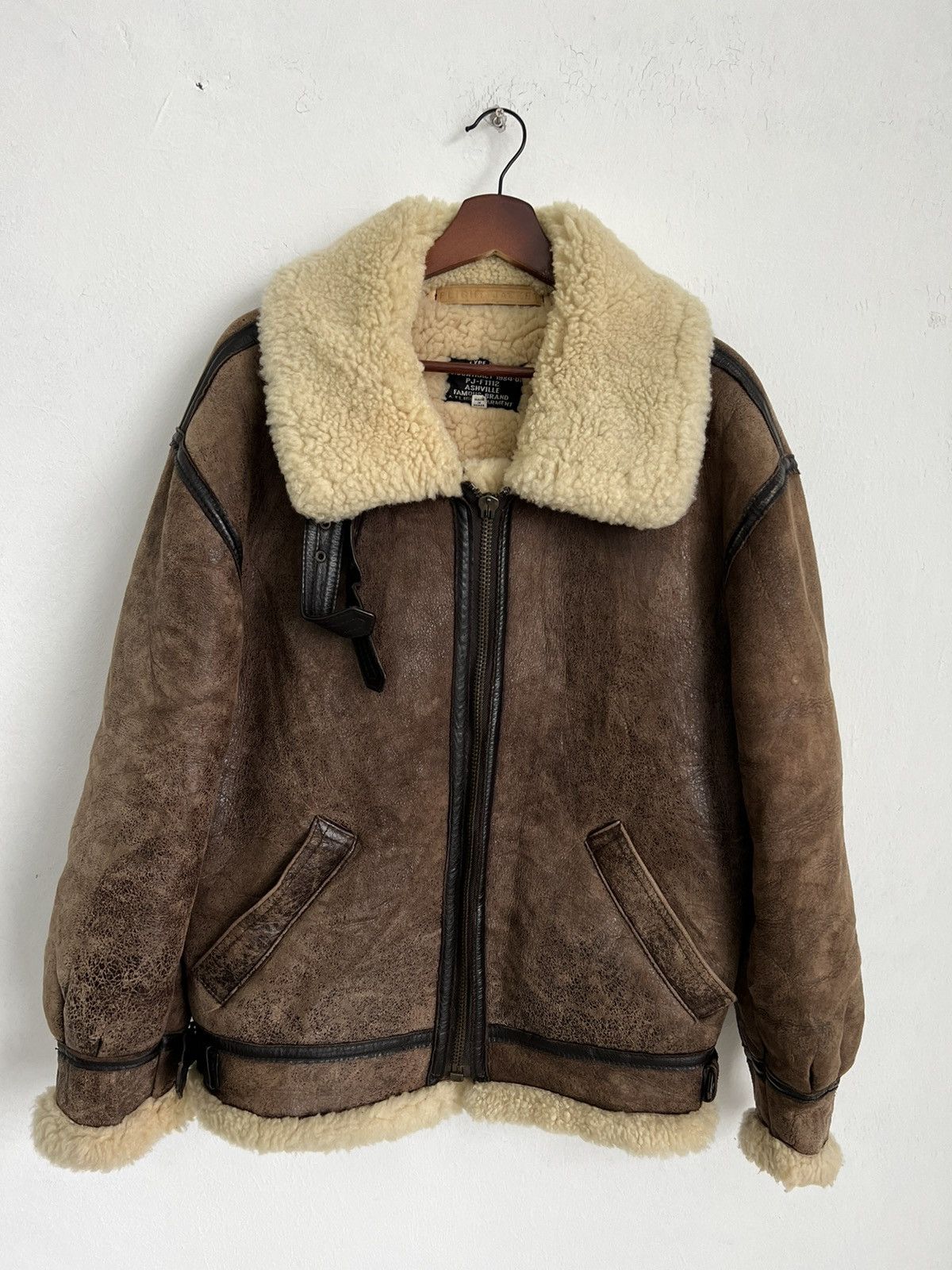 Vintage B 3 Sheep Skin Leather Coat Jacket B2 Size US M / EU 48-50 / 2 - 1 Thumbnail