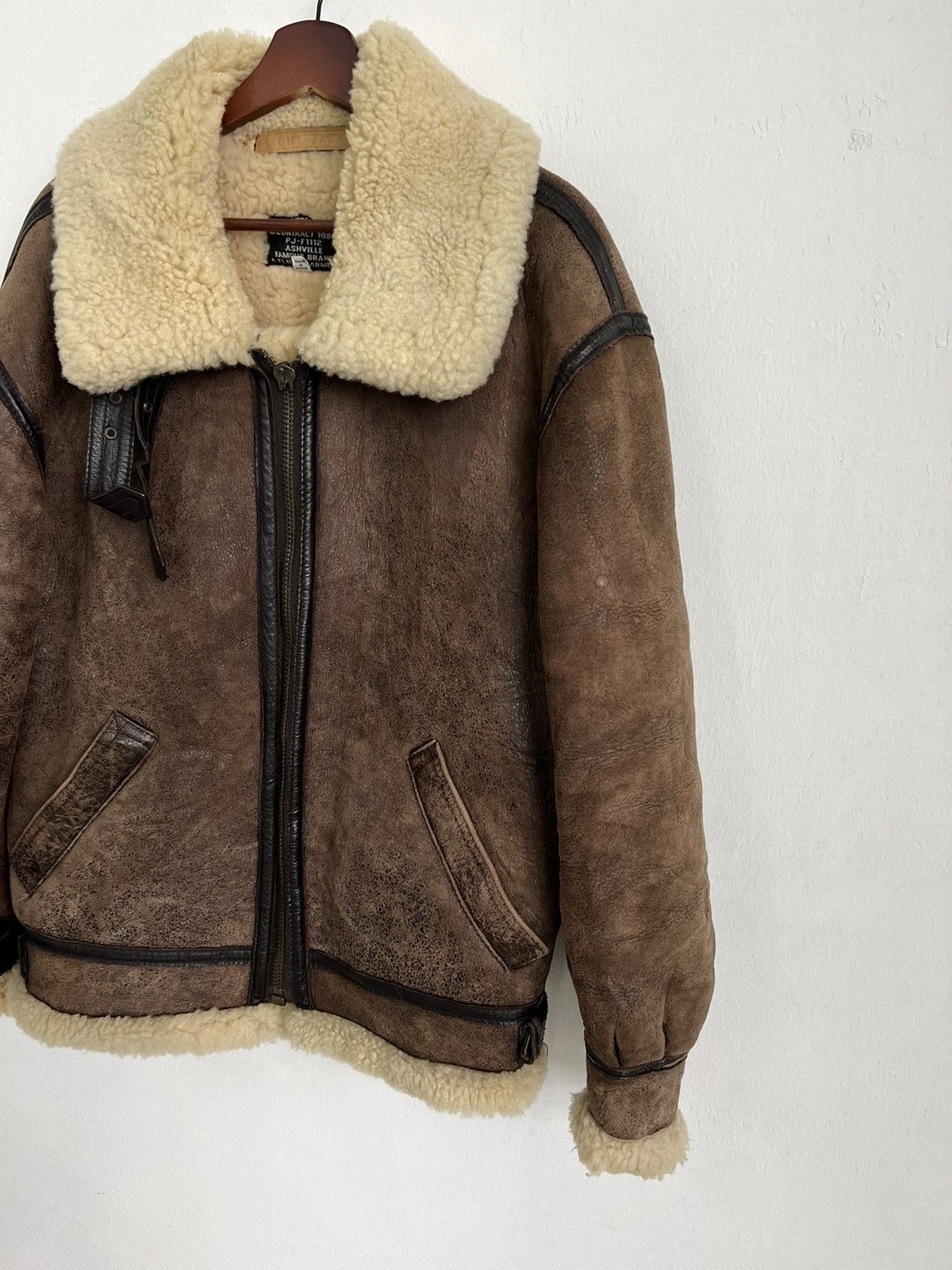 Vintage B 3 Sheep Skin Leather Coat Jacket B2 Size US M / EU 48-50 / 2 - 4 Thumbnail