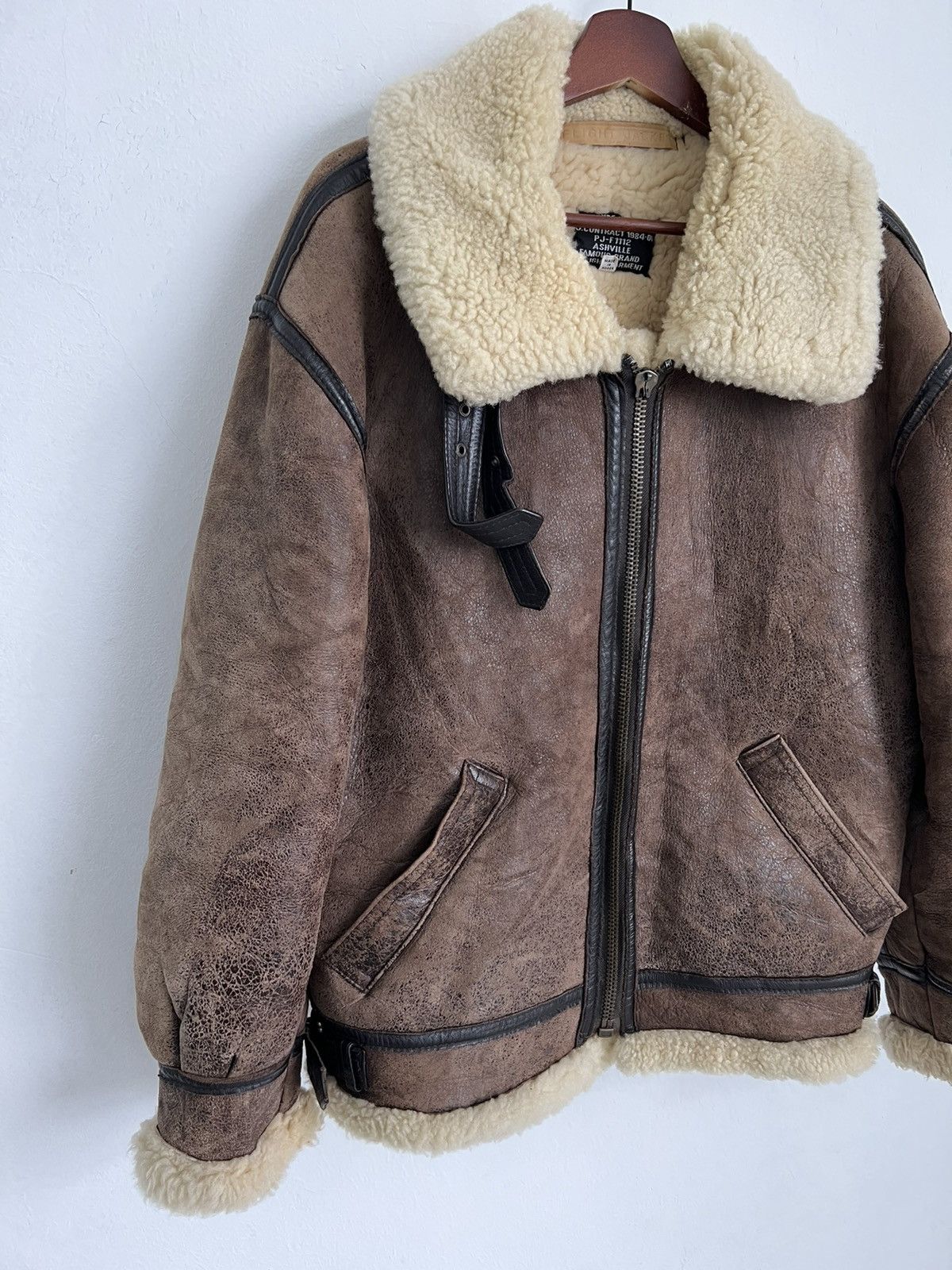 Vintage B 3 Sheep Skin Leather Coat Jacket B2 Size US M / EU 48-50 / 2 - 5 Thumbnail