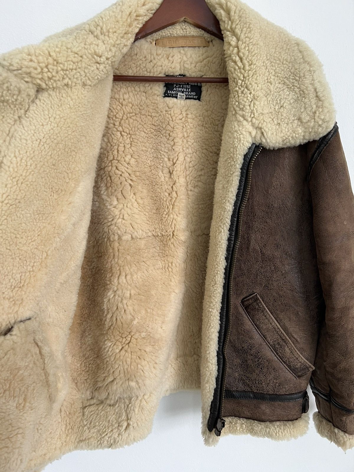 Vintage B 3 Sheep Skin Leather Coat Jacket B2 Size US M / EU 48-50 / 2 - 11 Thumbnail