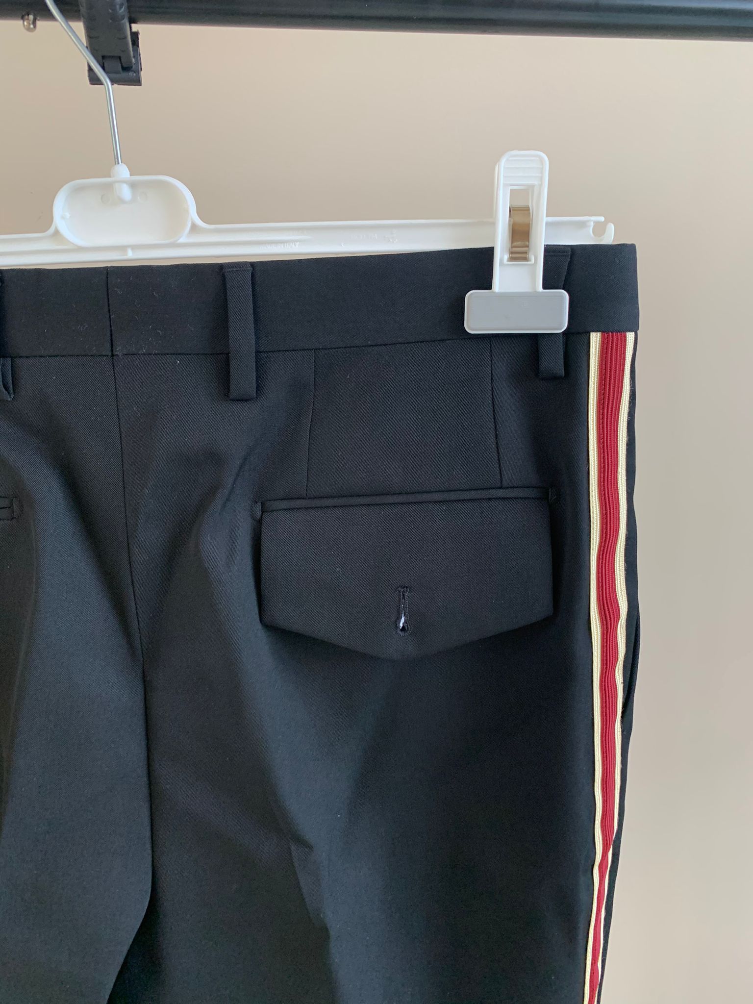 Calvin Klein 205W39NYC Gabardine Pants With Trim in Black color Size US 32 / EU 48 - 8 Thumbnail