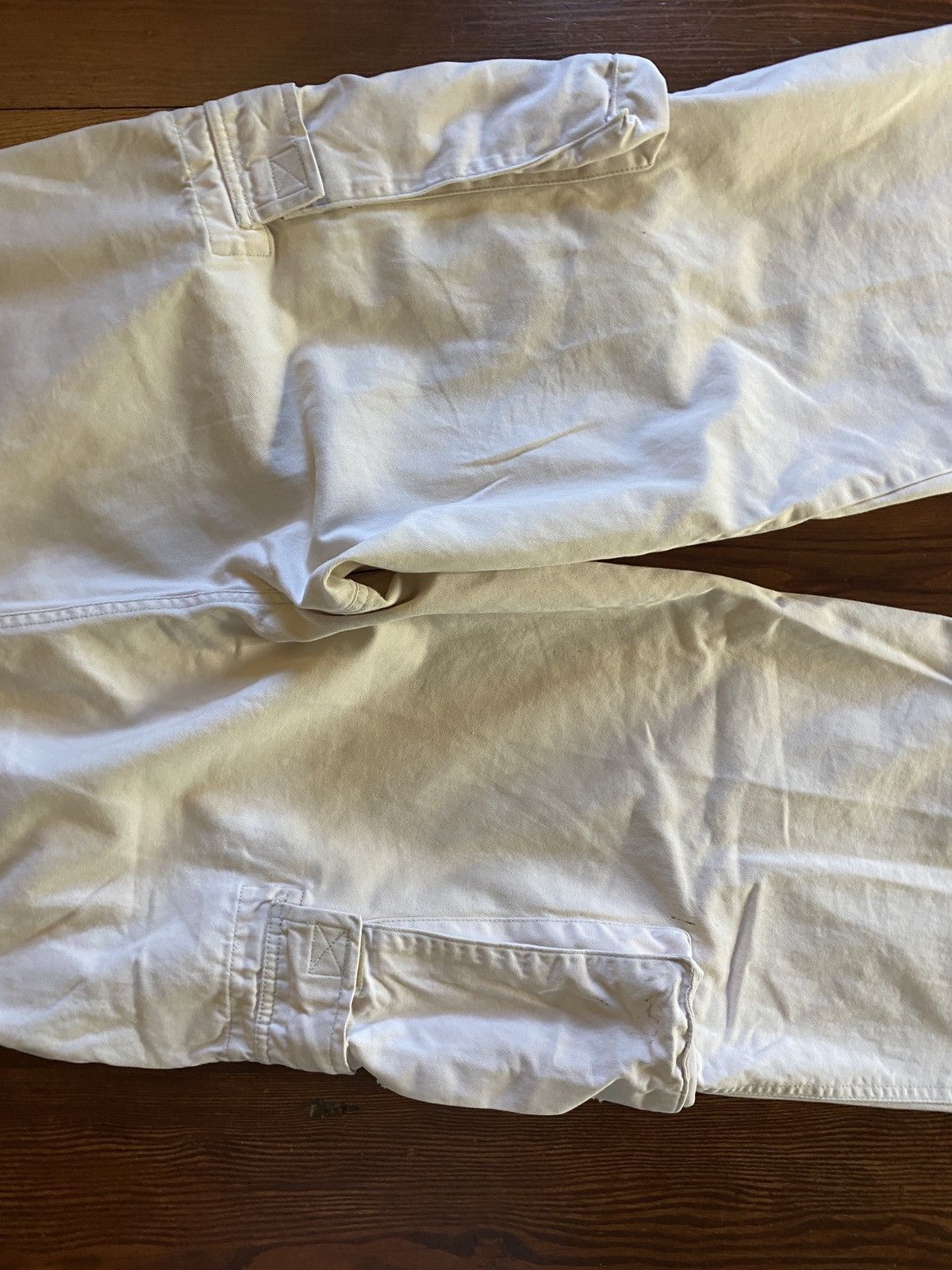 Bugle Boy Vintage 90’s Bugle Boy Cargo Baggy Light Khaki Pants 30x29 Size US 30 / EU 46 - 18 Thumbnail
