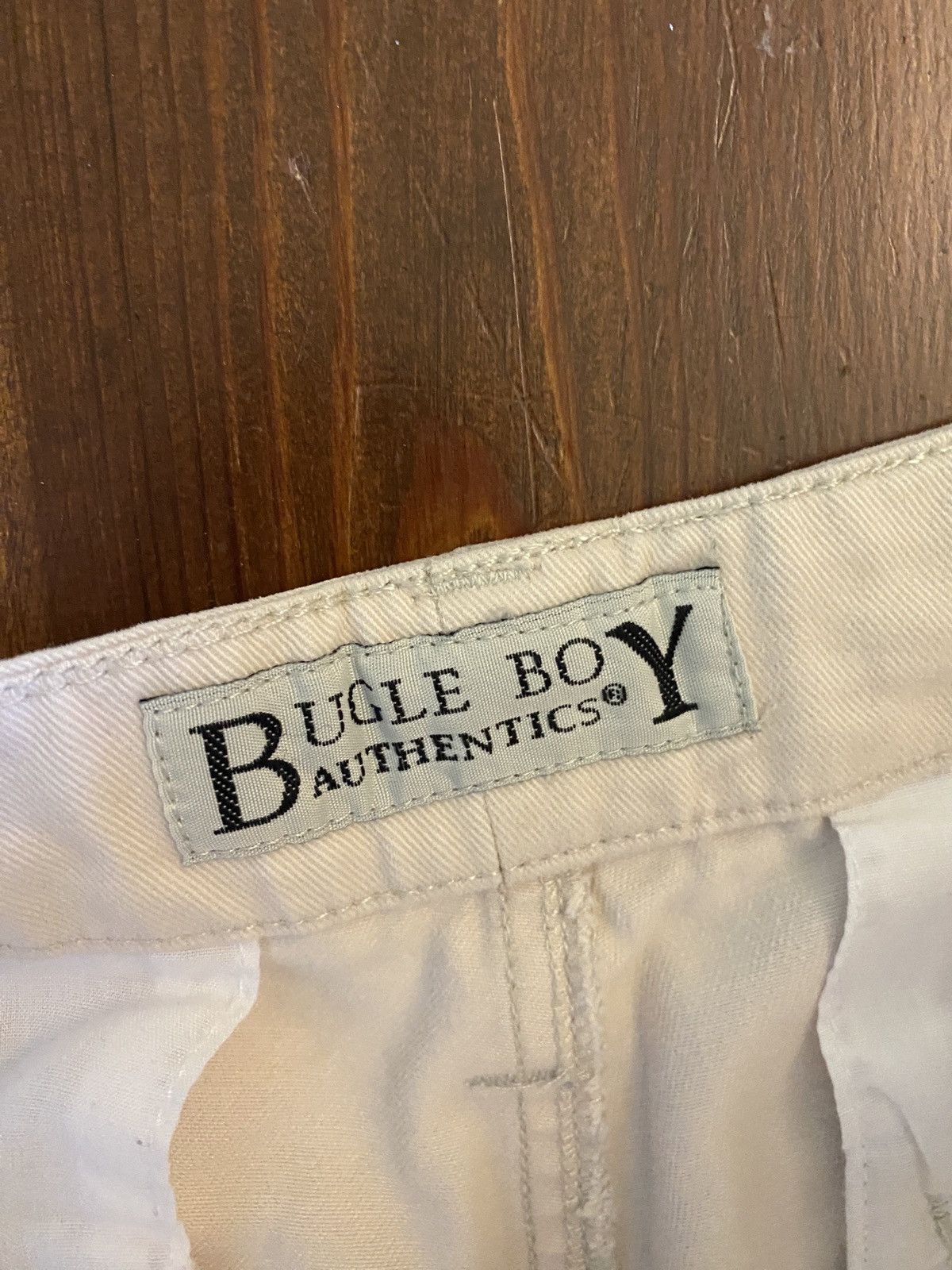 Bugle Boy Vintage 90’s Bugle Boy Cargo Baggy Light Khaki Pants 30x29 Size US 30 / EU 46 - 13 Thumbnail