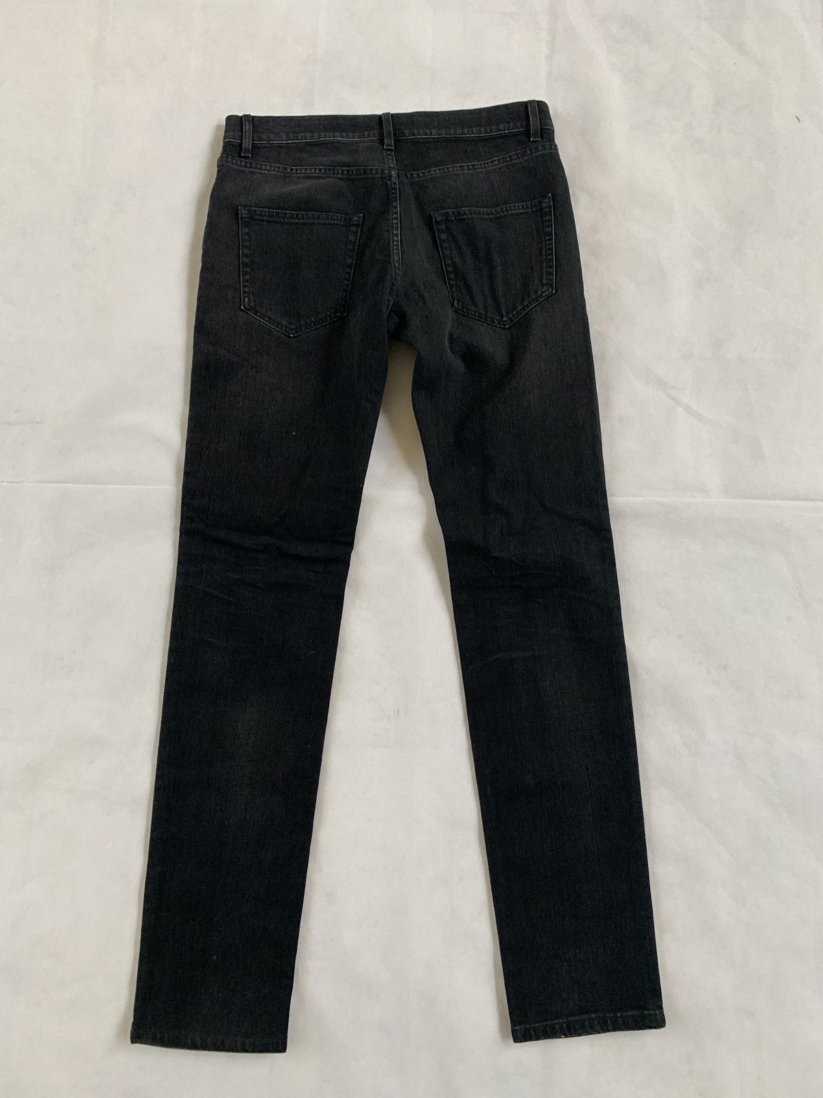 Balenciaga SS18 Knee Slit Denim in Black Size US 29 - 14 Thumbnail