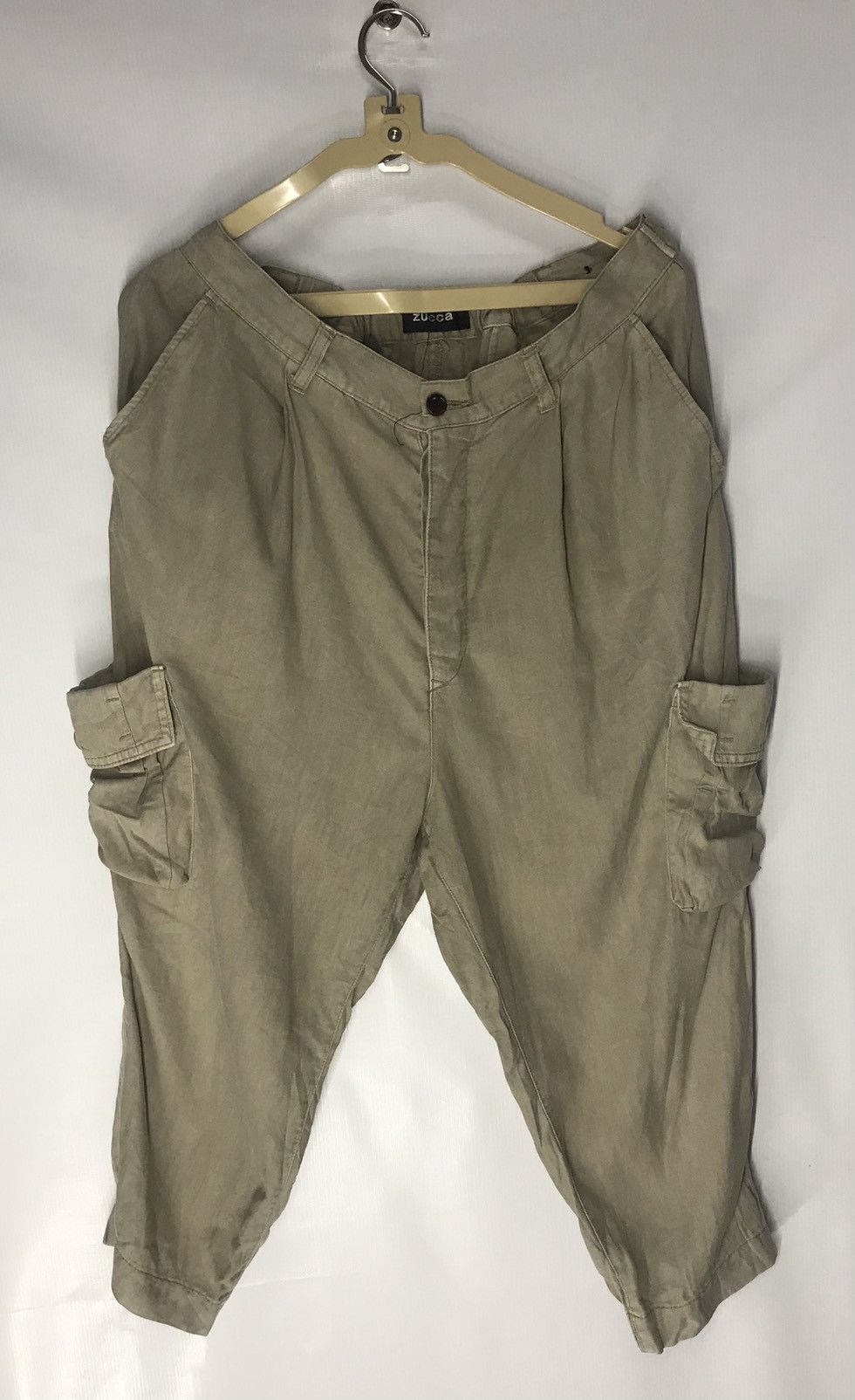 CABANE de ZUCCa × Issey Miyake Zucca side cargo pocket relaxed pants waist 30-32 Size US 32 / EU 48 - 10 Thumbnail