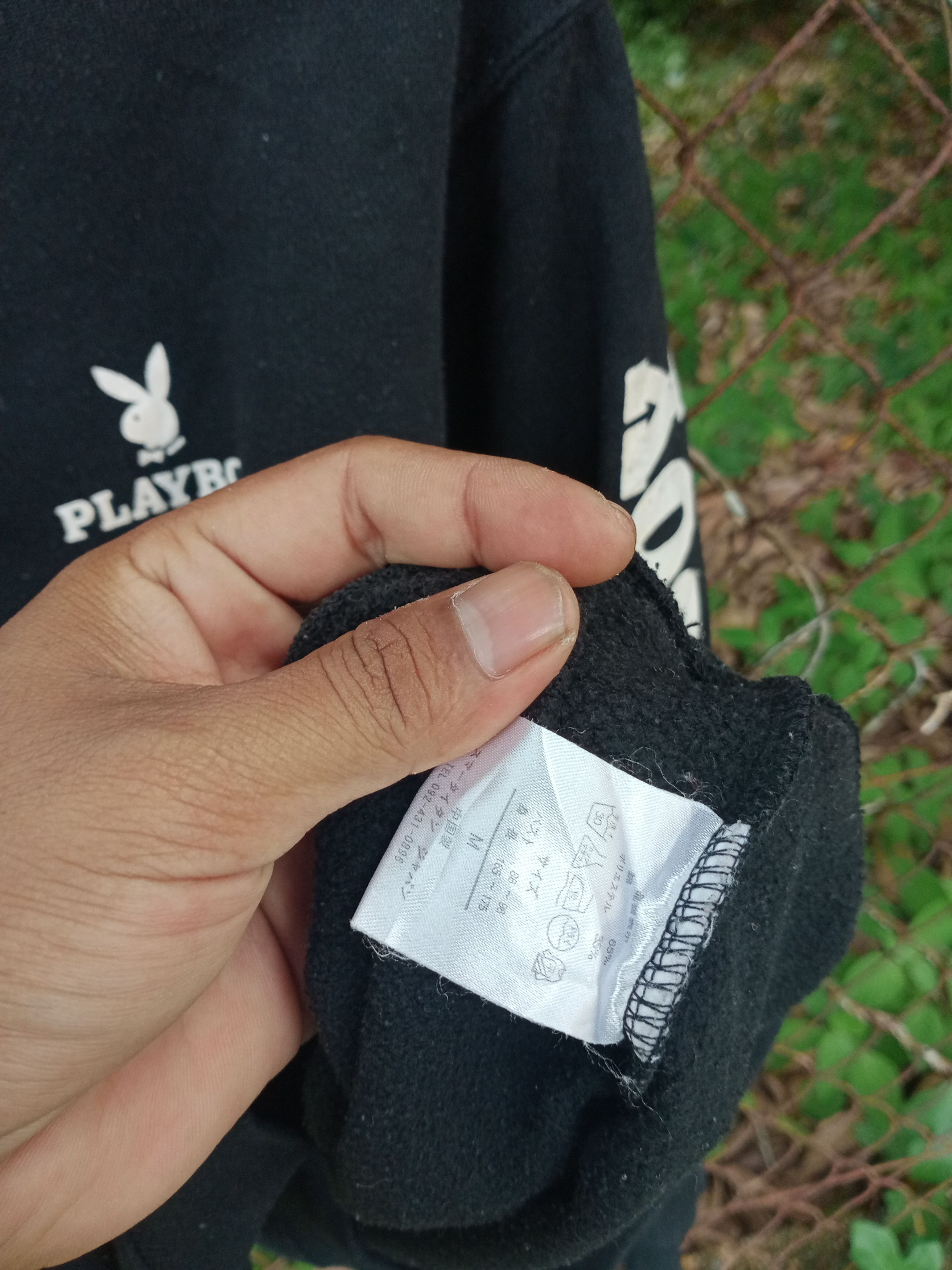 Playboy Vintage 90s Playboy Big Logo Croptop Sweatshirt Size US S / EU 44-46 / 1 - 5 Thumbnail