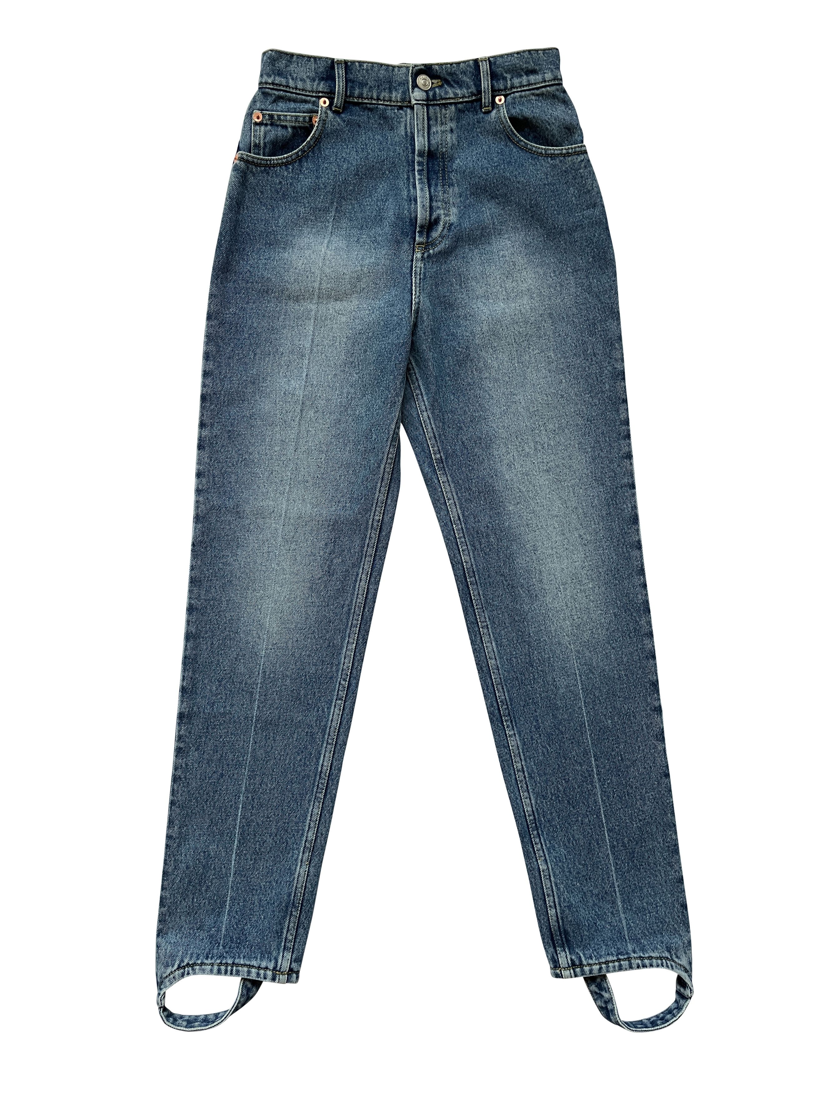 image of 2016 Balenciaga Demna Blue Denim Jeans, Women's (Size 26)