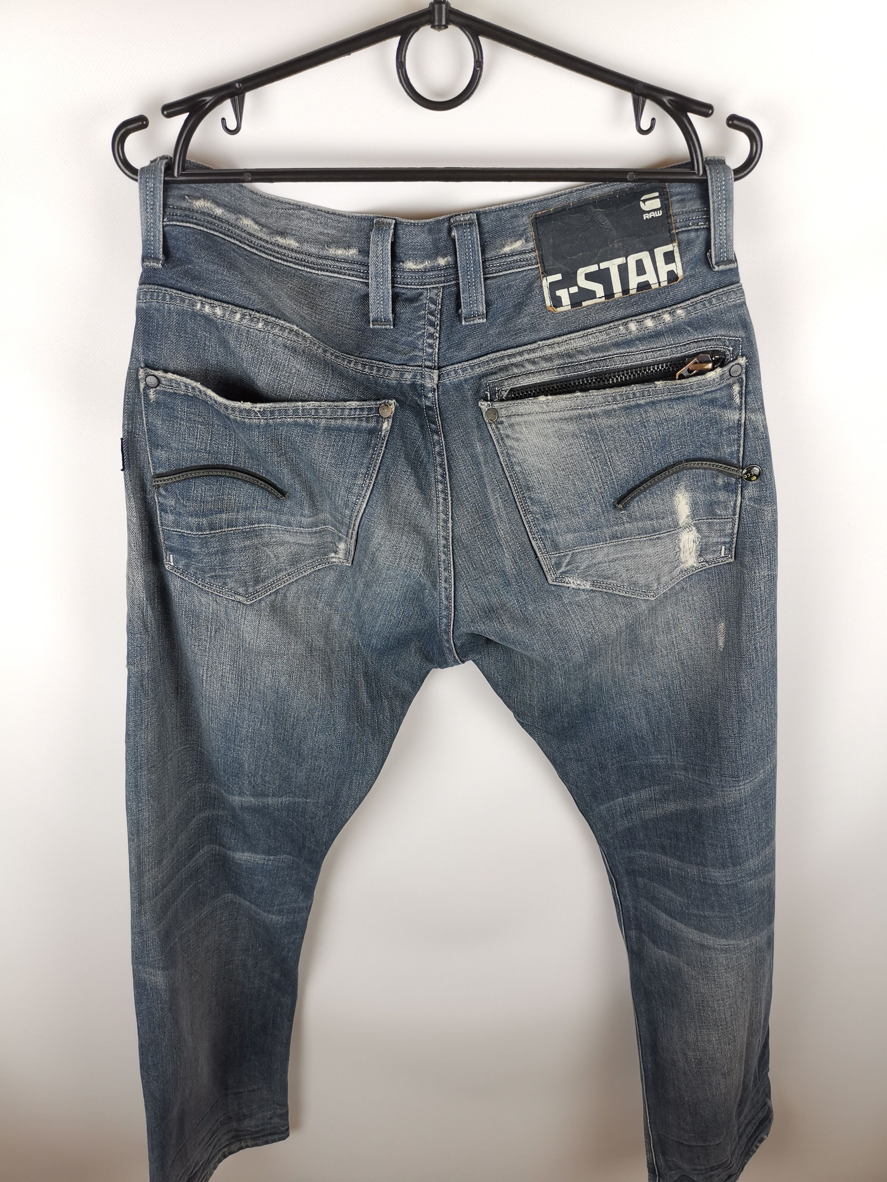 G-Star GStar Raw vintage distressed denim Streetwear travis style Size US 30 / EU 46 - 10 Thumbnail