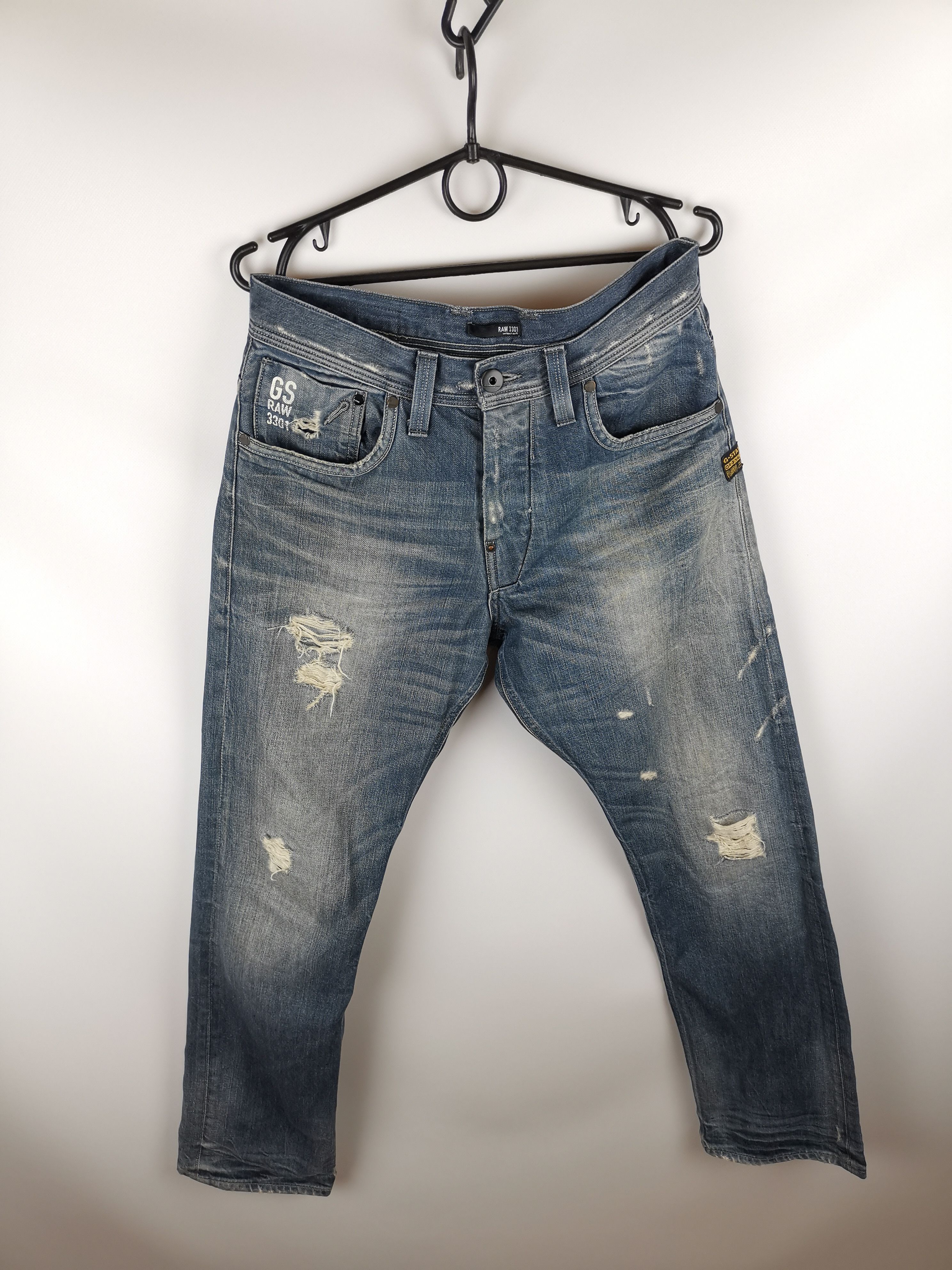 G-Star GStar Raw vintage distressed denim Streetwear travis style Size US 30 / EU 46 - 5 Thumbnail